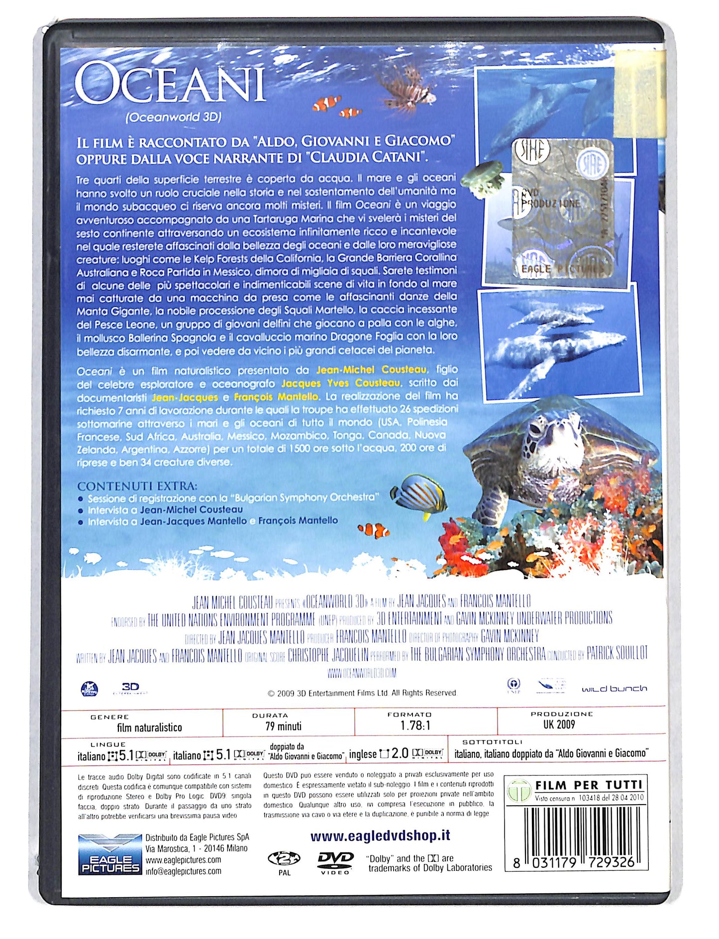EBOND Oceani NOLEGGIO DVD DB813135