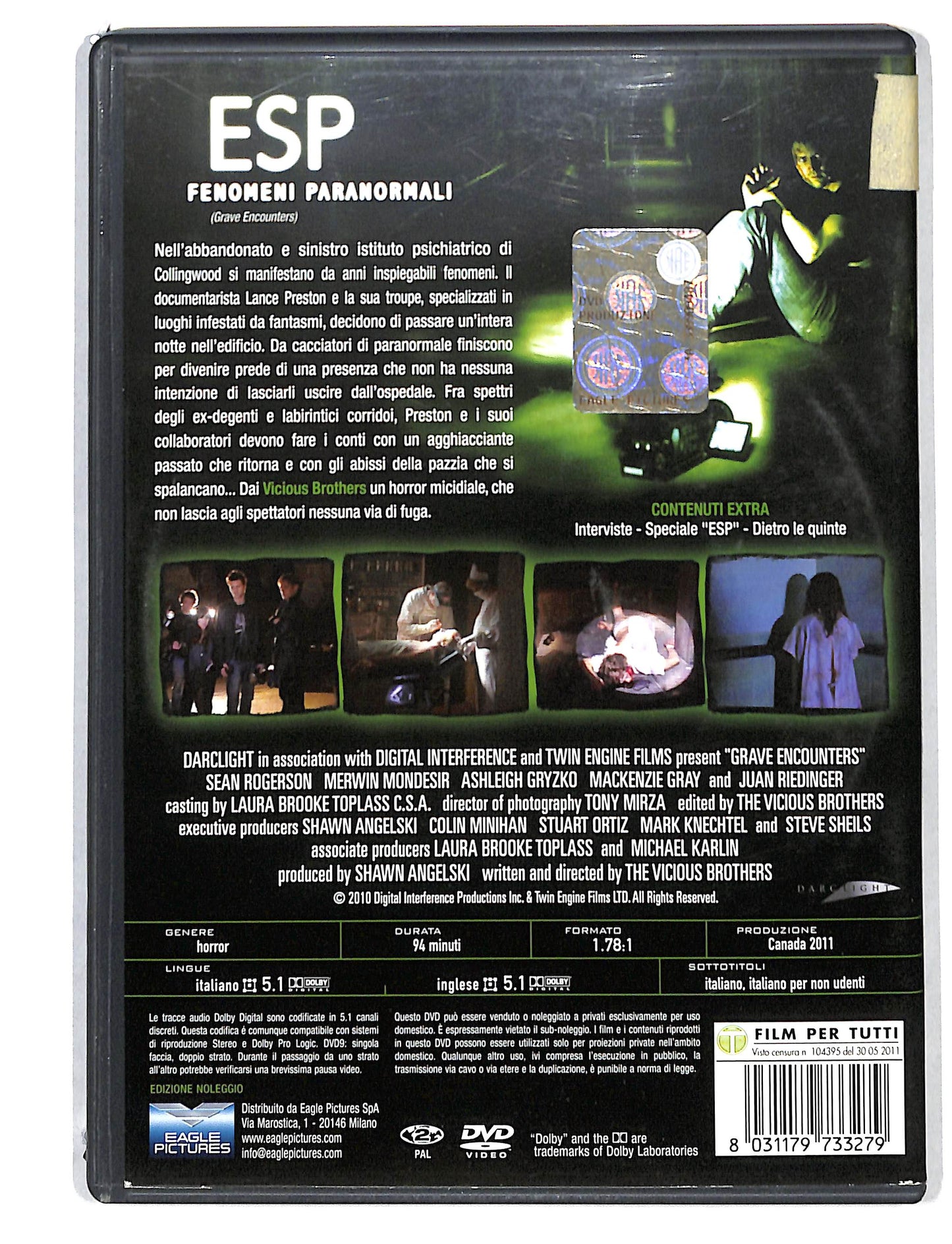 EBOND ESP - Fenomeni paranormali NOLEGGIO DVD DB813141