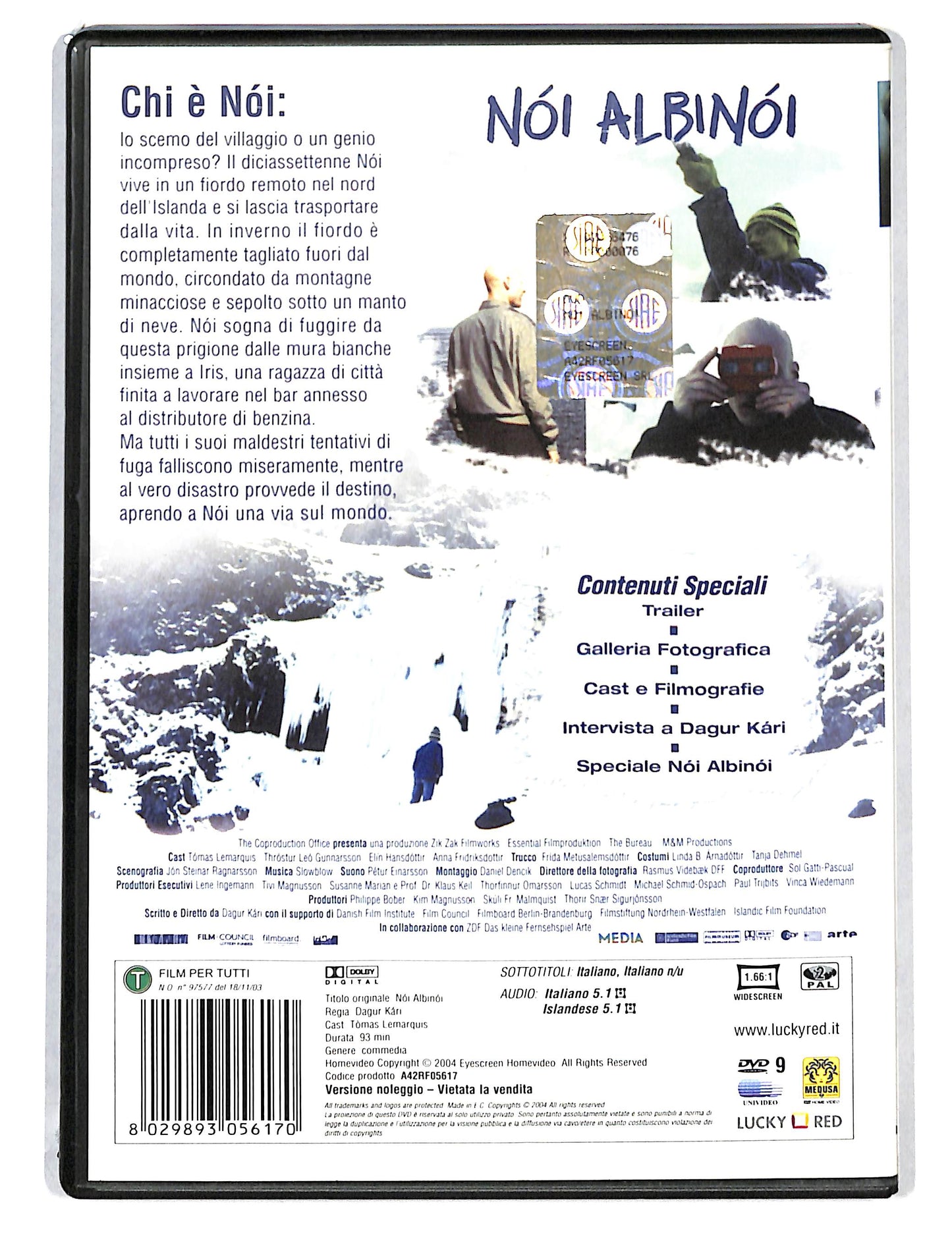EBOND Noi Albinoi NOLEGGIO DVD DB813162