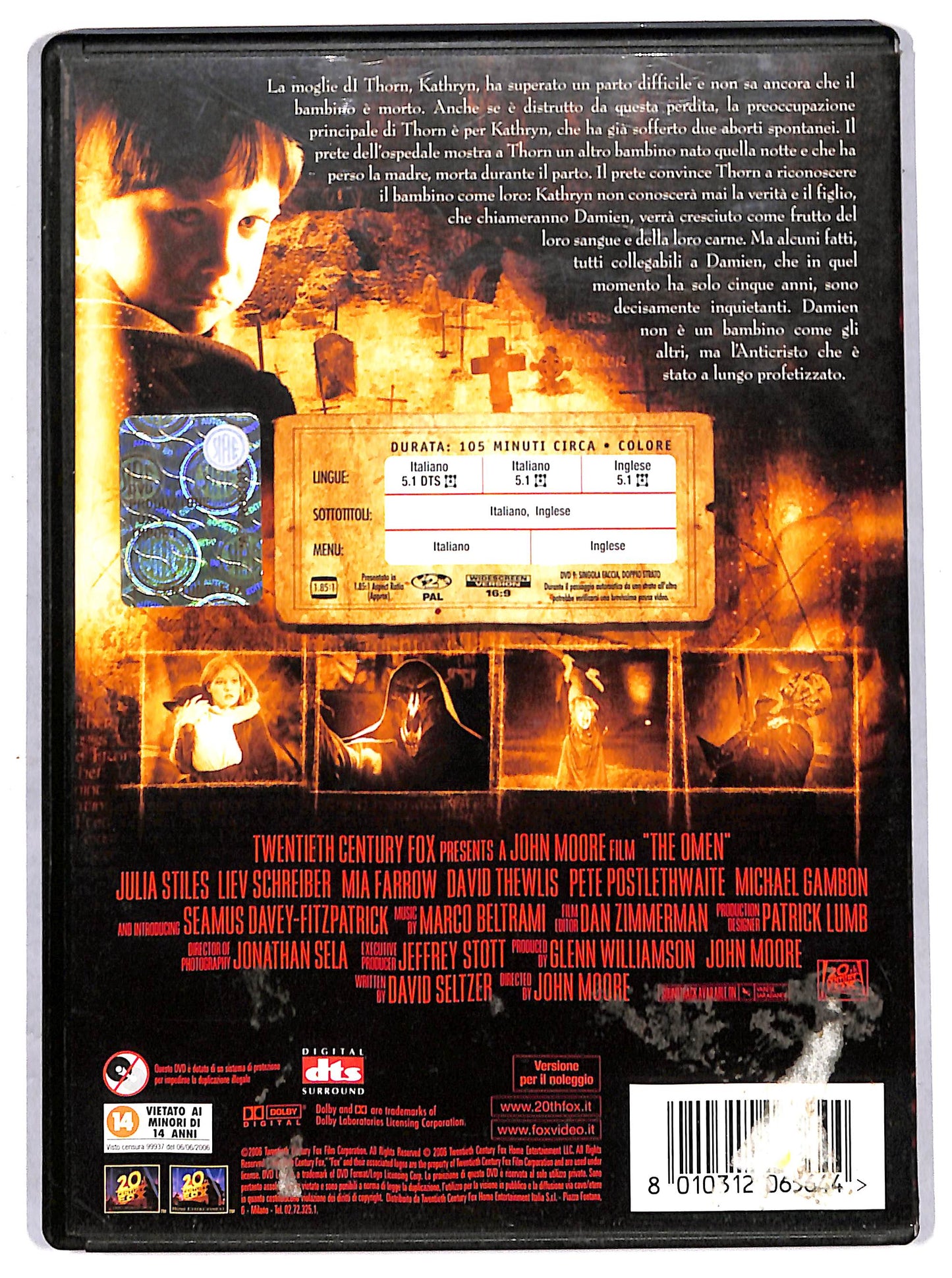 EBOND omen, il presagio NOLEGGIO DVD DB813602