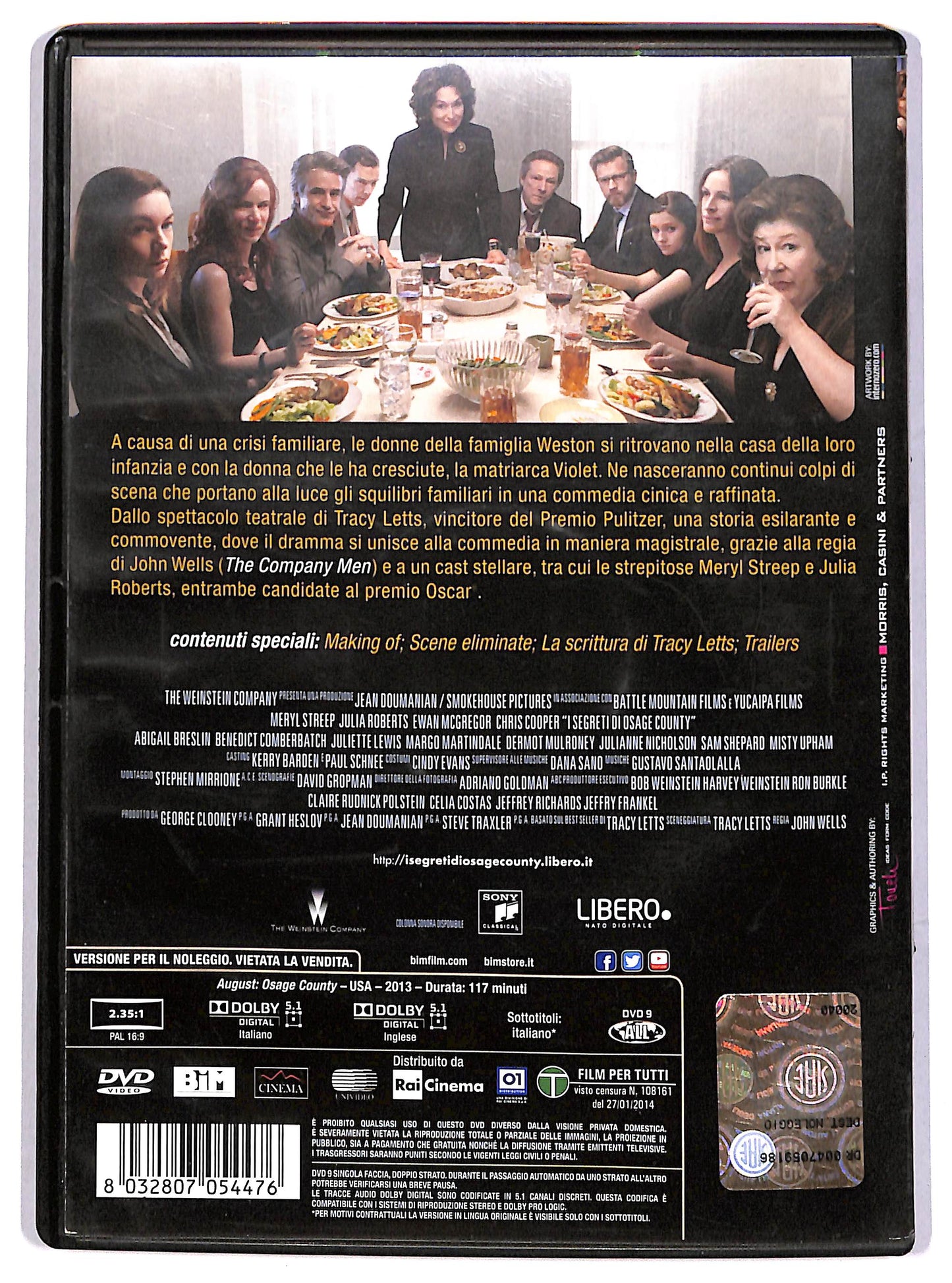 EBOND I Segreti di Osage County Noleggio DVD DB813609