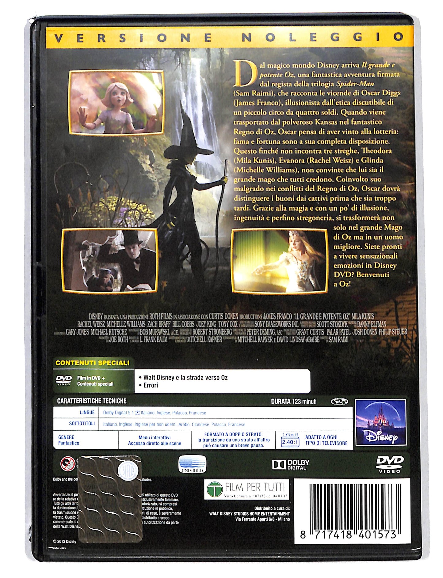 EBOND Il grande e potente Oz NOLEGGIO DVD DB813825