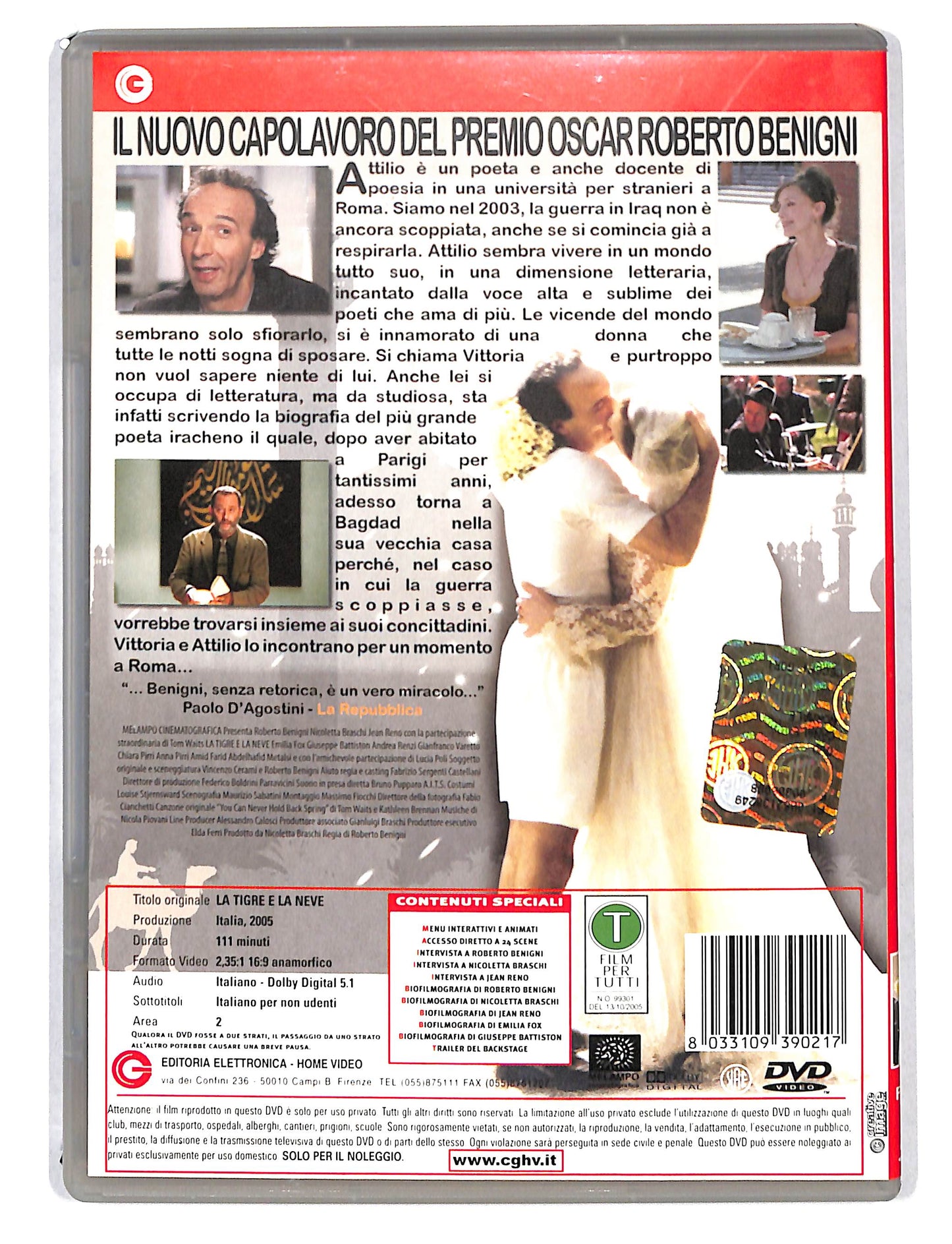 EBOND La tigre e la neve NOLEGGIO DVD DB813833