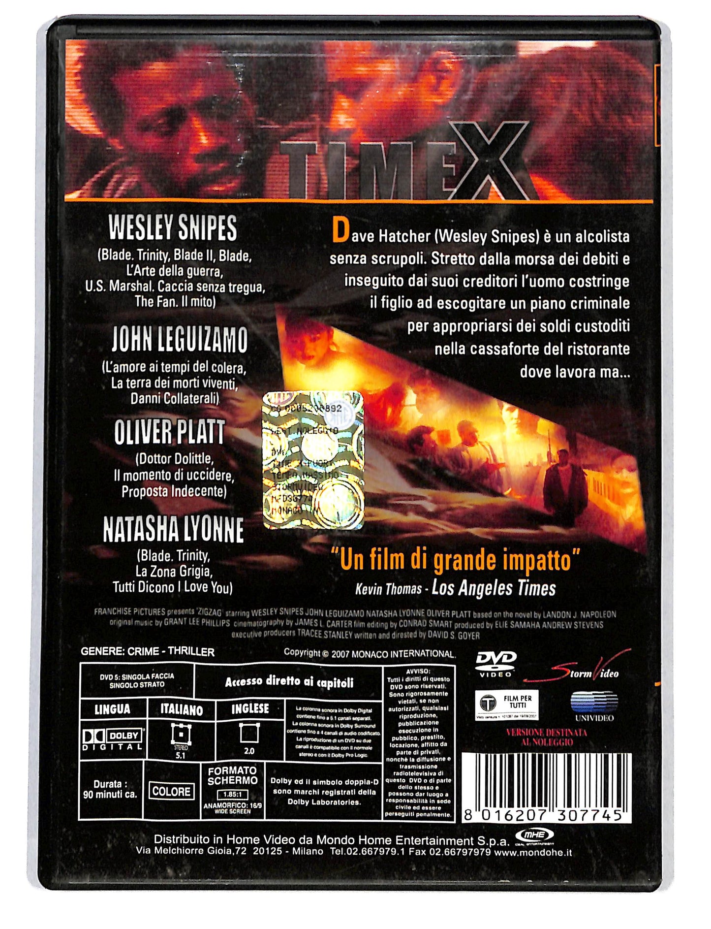 EBOND Time X fuori tempo massimo NOLEGGIO DVD DB813844