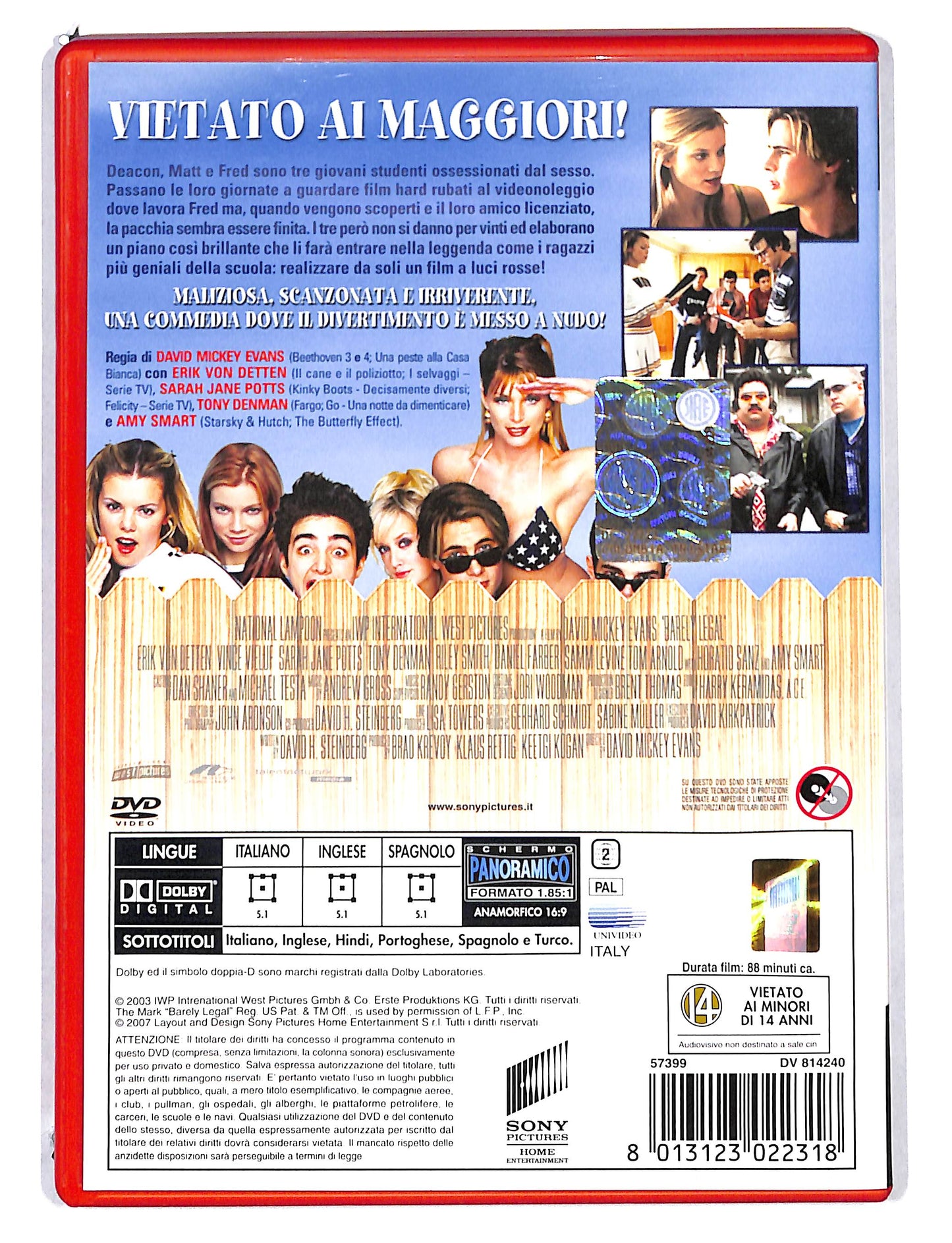 EBOND Barely Legal doposcuola a luci rosse NOLEGGIO DVD DB814332