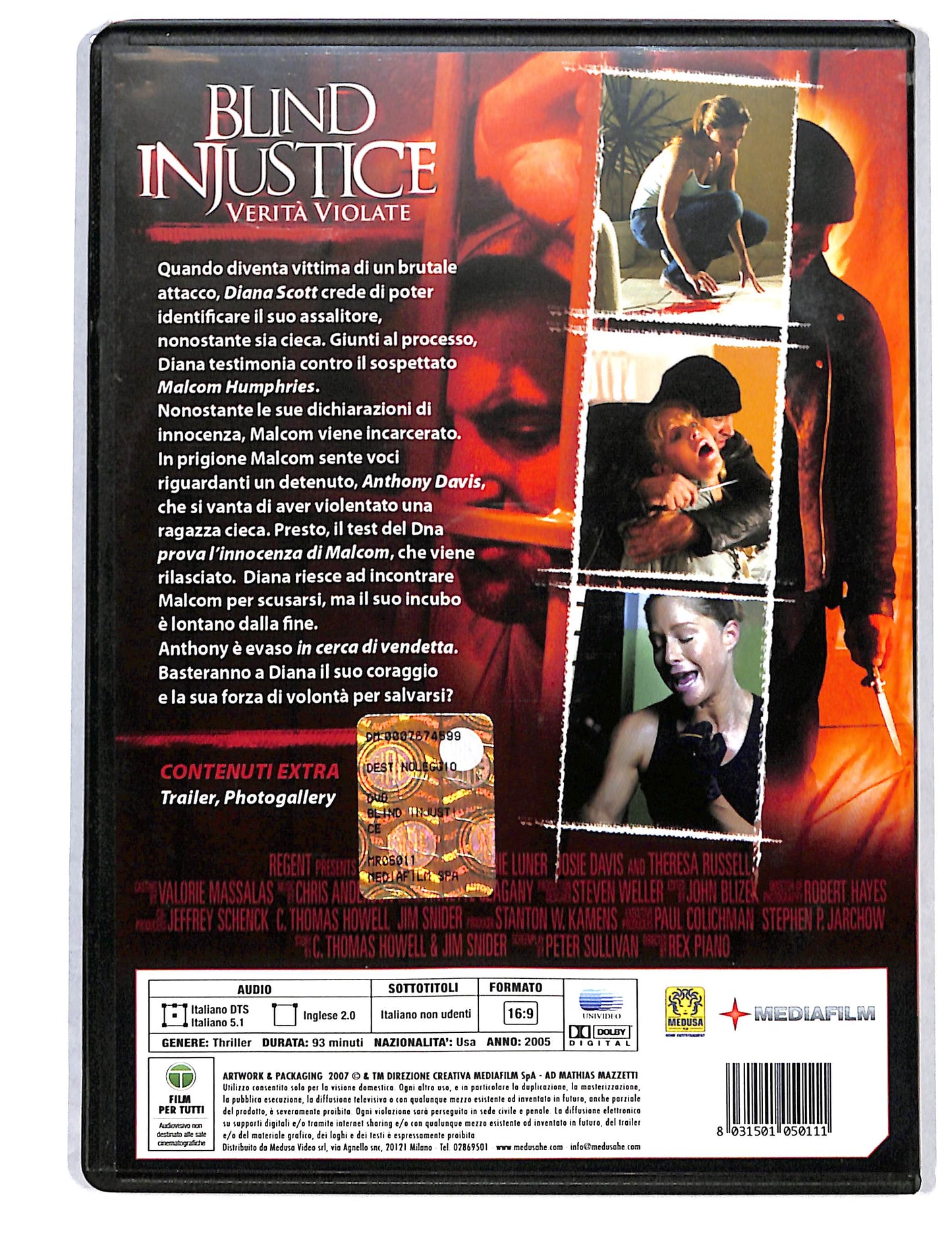 EBOND Blind Injustice verita violate NOLEGGIO DVD DB814407