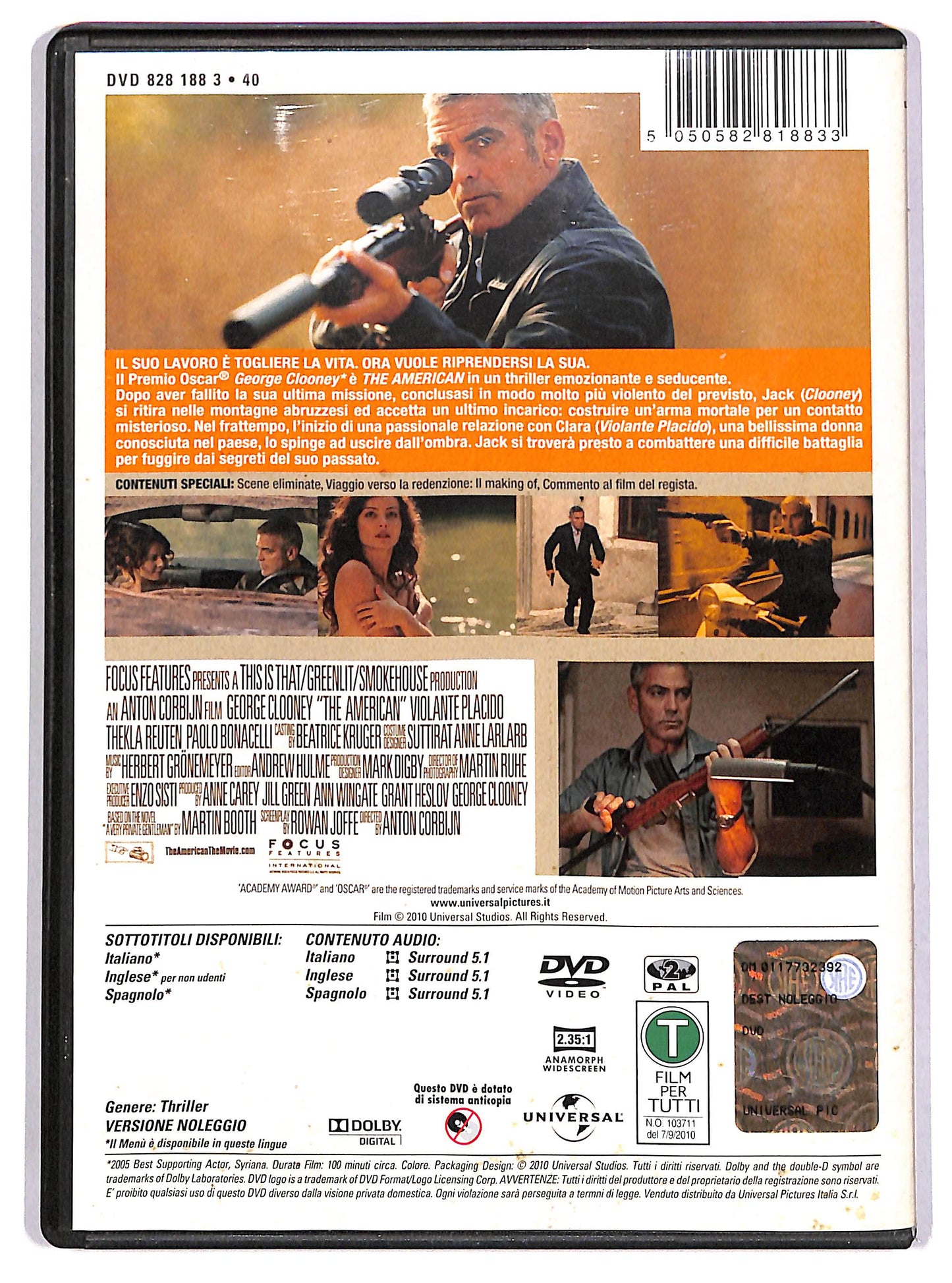 EBOND The American Noleggio DVD DB814455