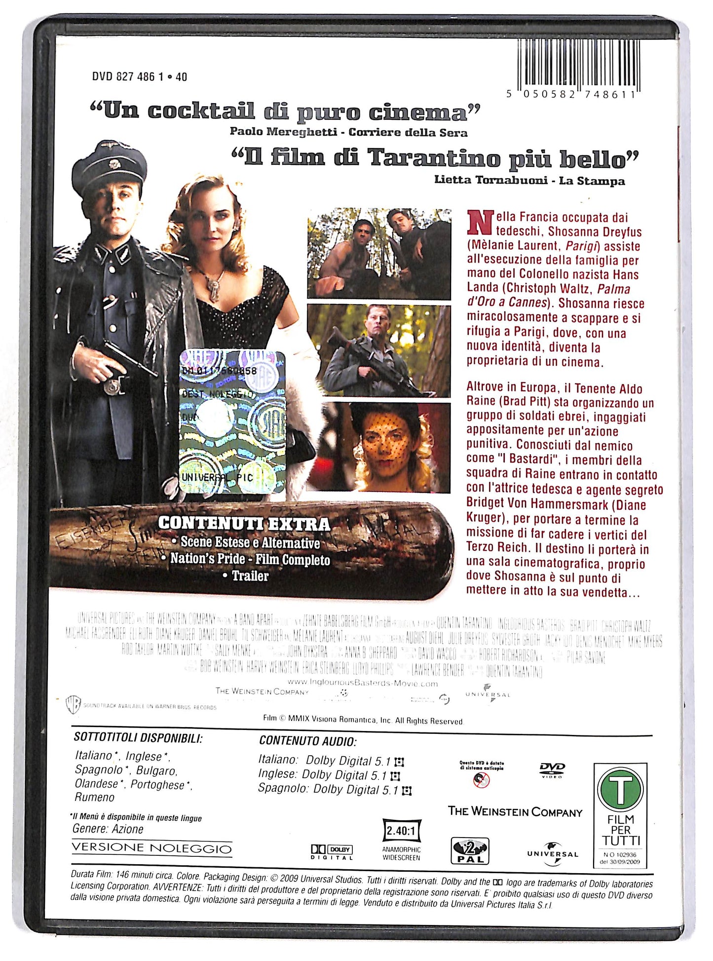 EBOND Bastardi senza gloria NOLEGGIO DVD DB814606