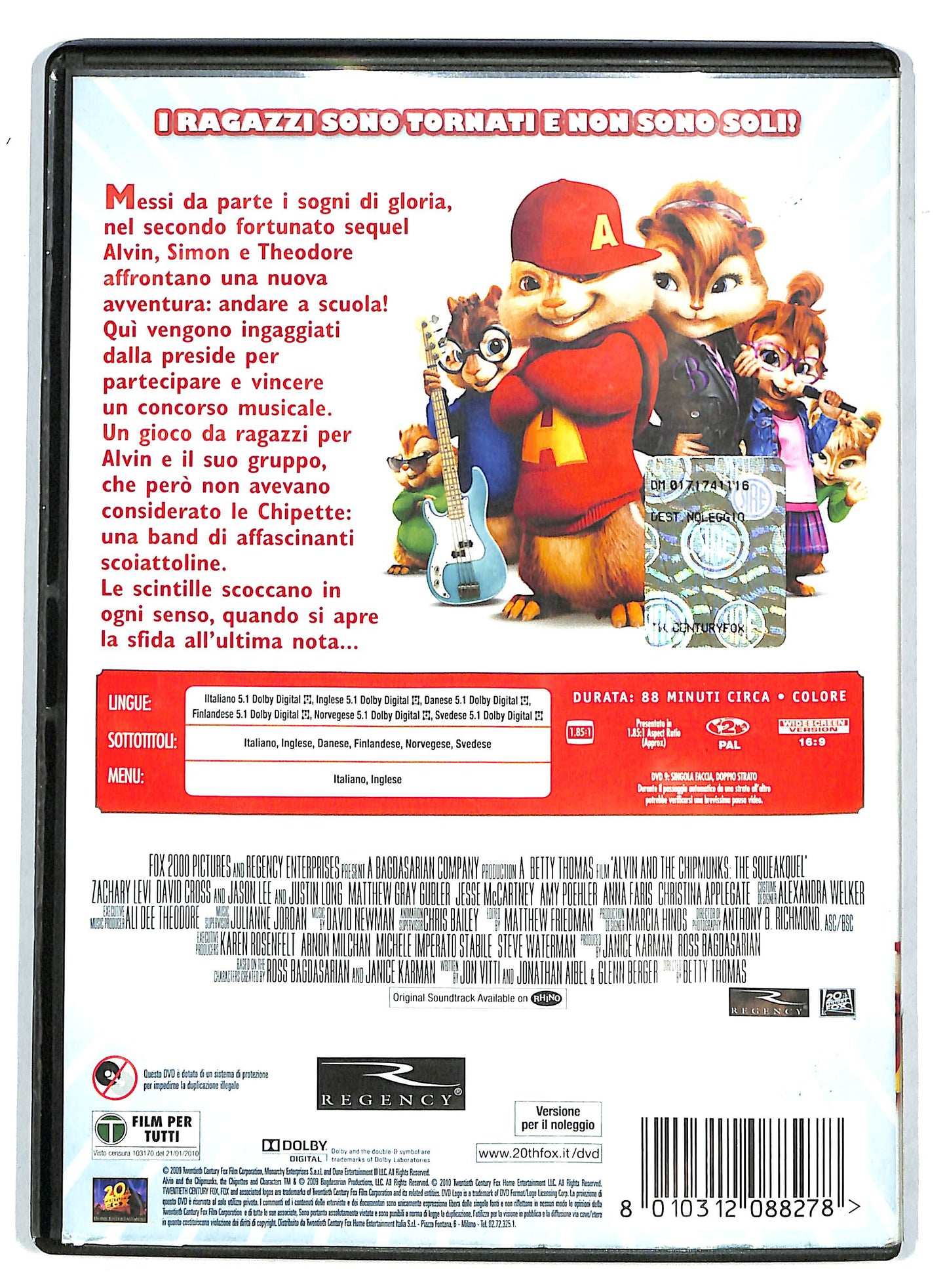EBOND Alvin Superstar 2 NOLEGGIO DVD DB814618