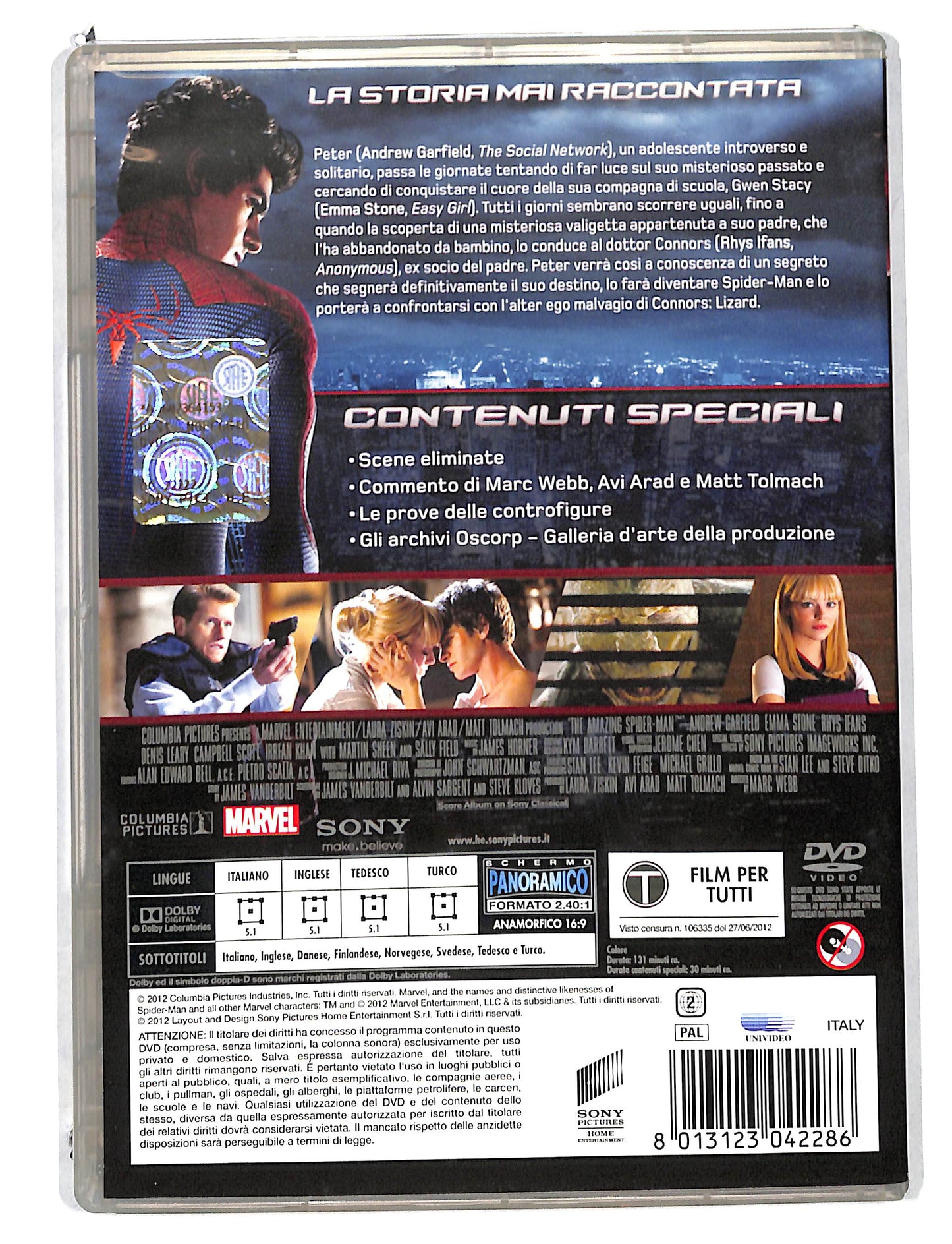 EBOND The Amazing Spider-man NOLEGGIO DVD DB814704