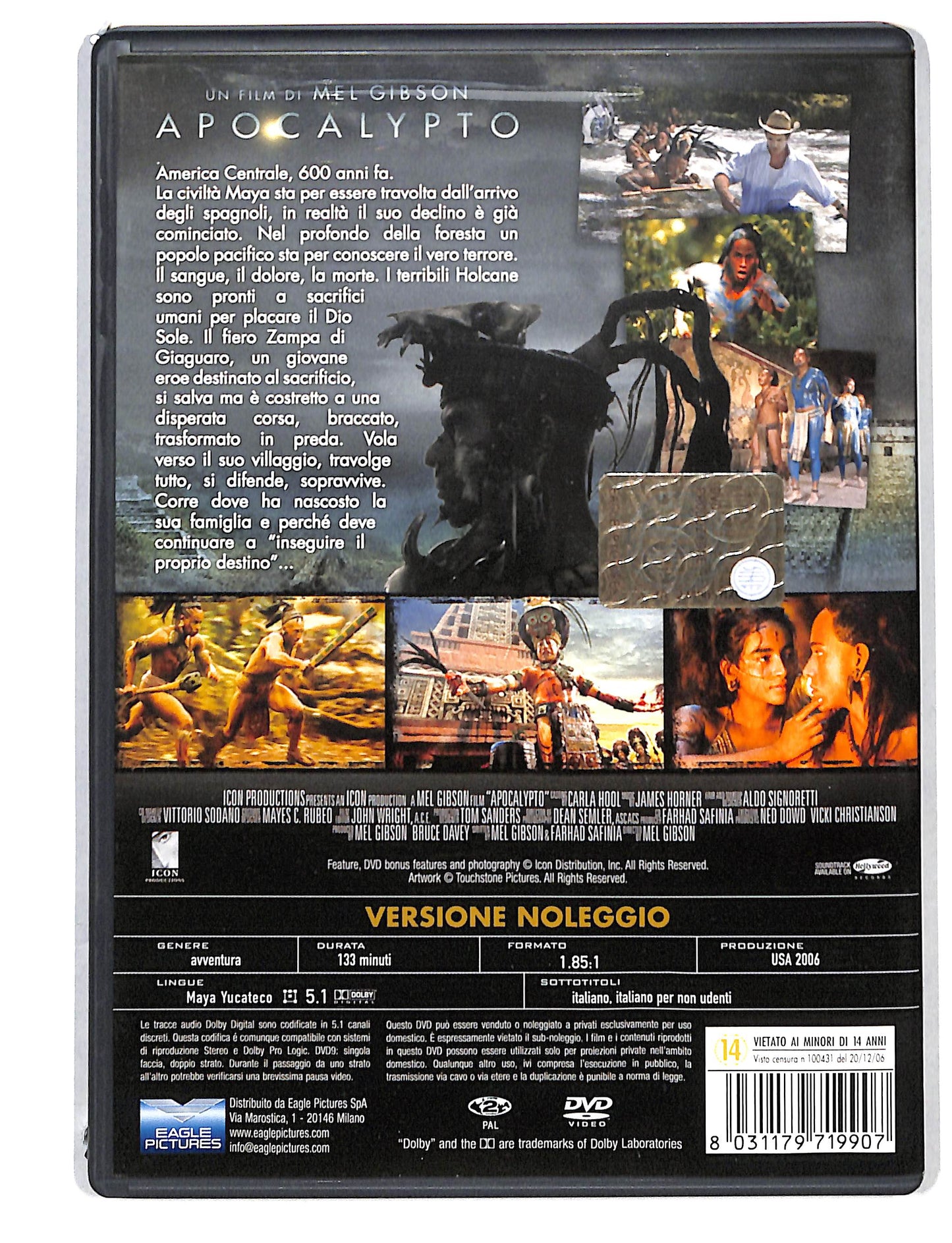 EBOND Apocalypto NOLEGGIO DVD DB814705