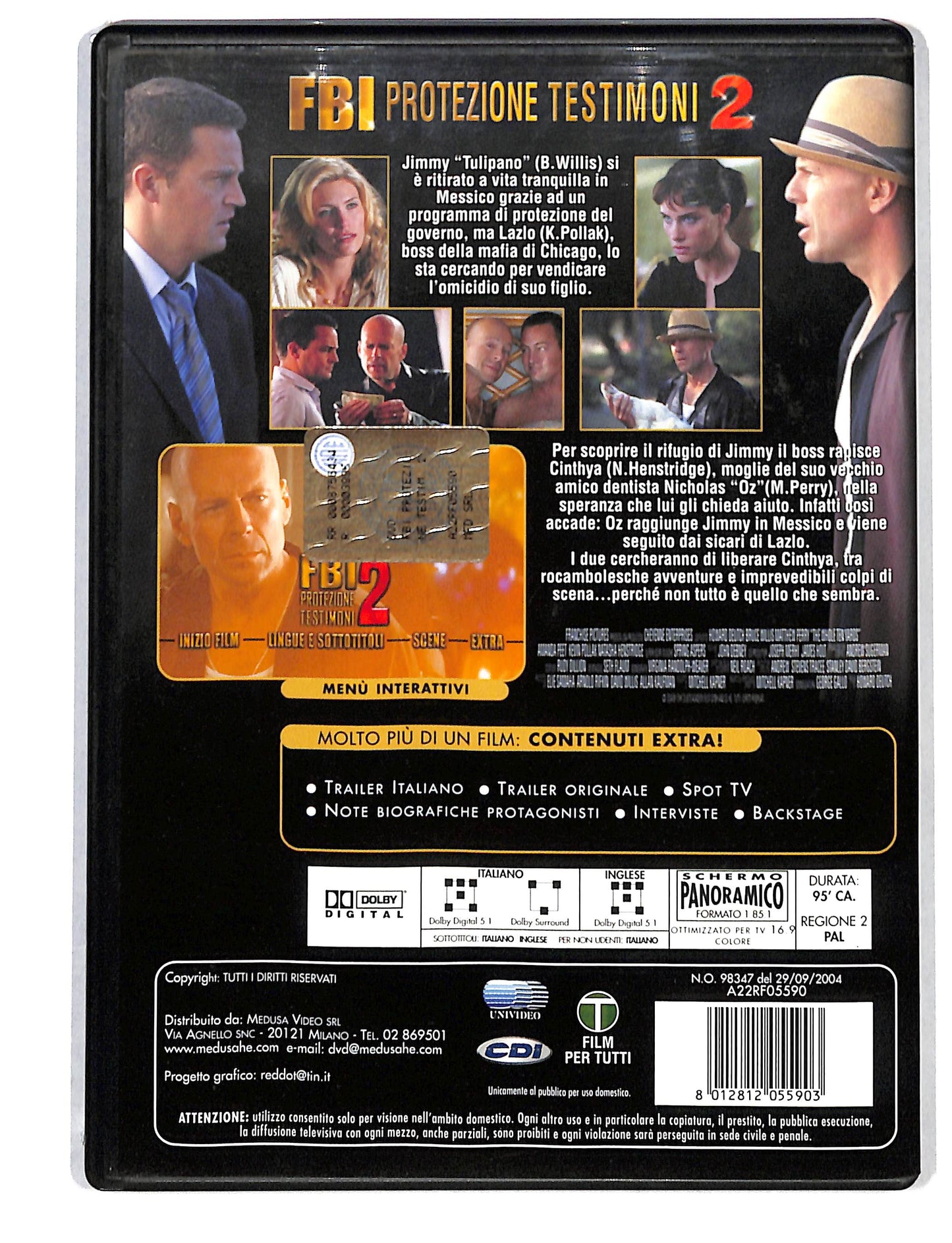EBOND FBI protezione testimoni 2 NOLEGGIO DVD DB814708