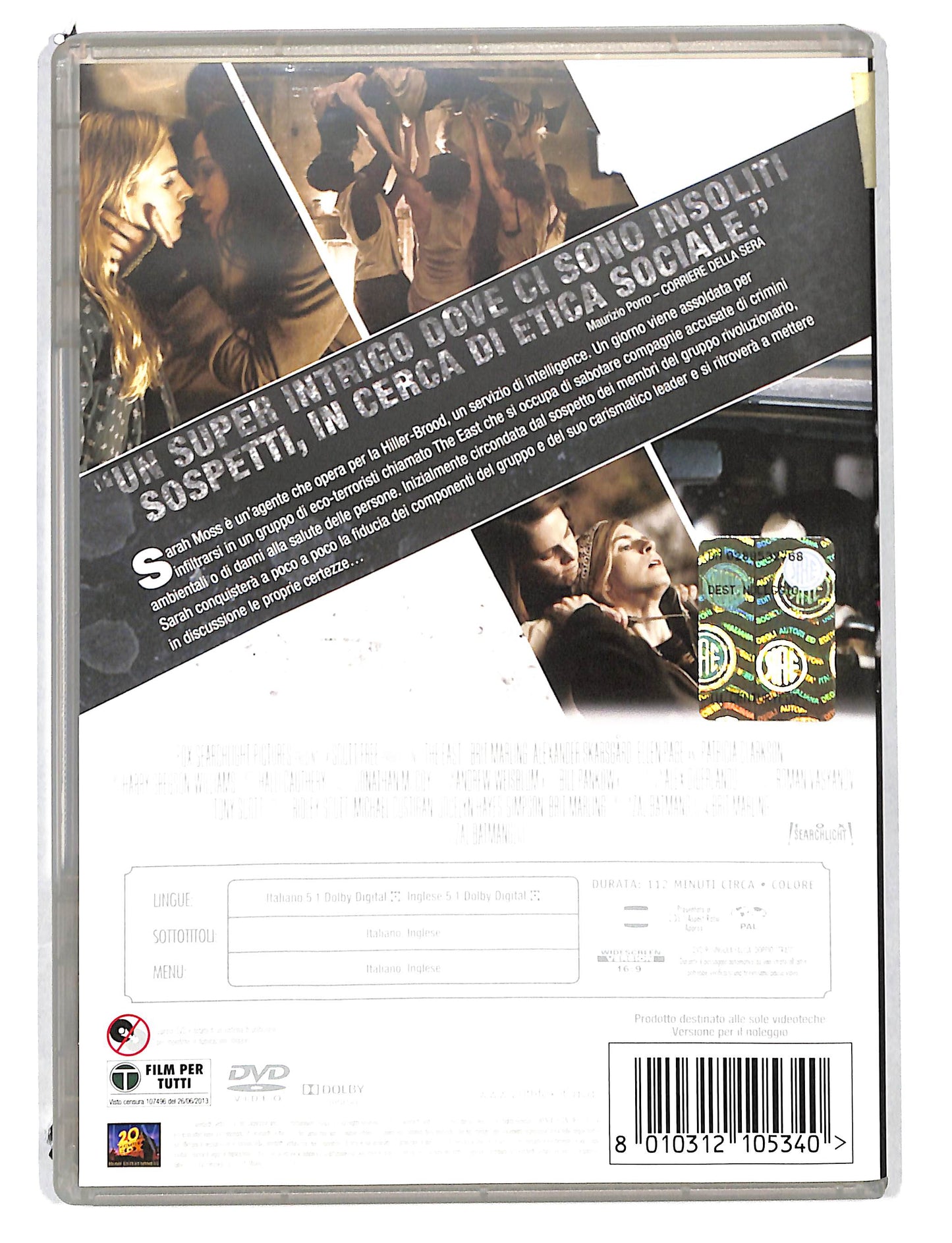 EBOND The East NOLEGGIO DVD DB814717