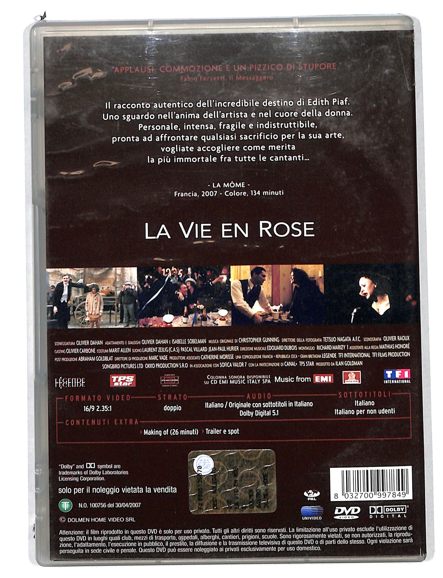 EBOND La vie en rose NOLEGGIO DVD DB814718