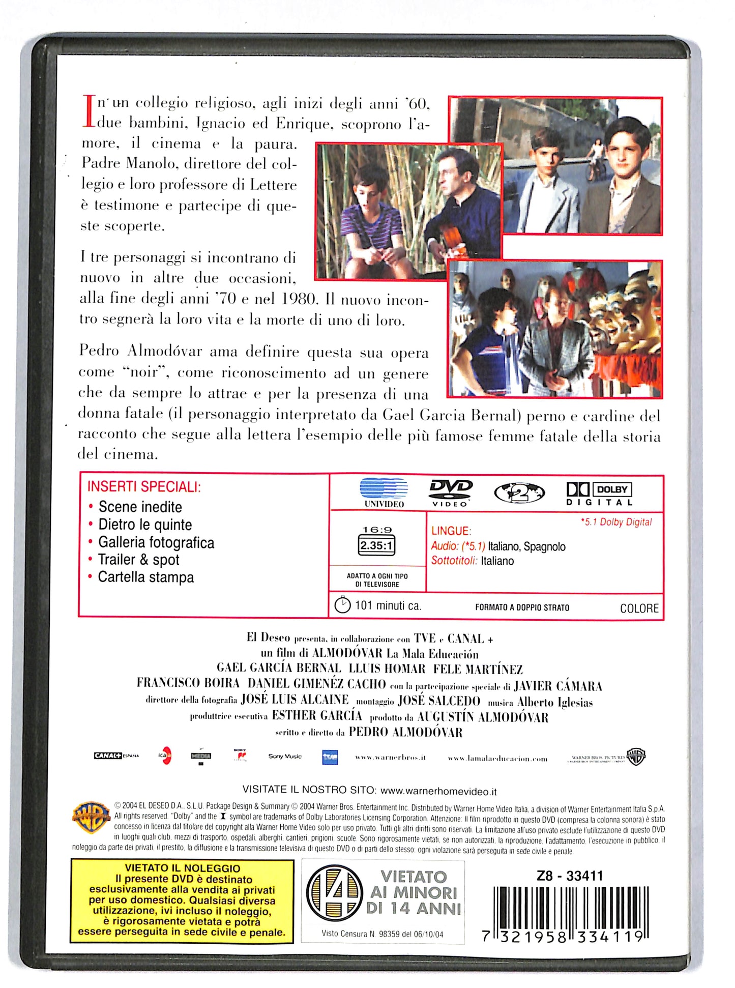 EBOND La Mala Educacion DVD DB814743