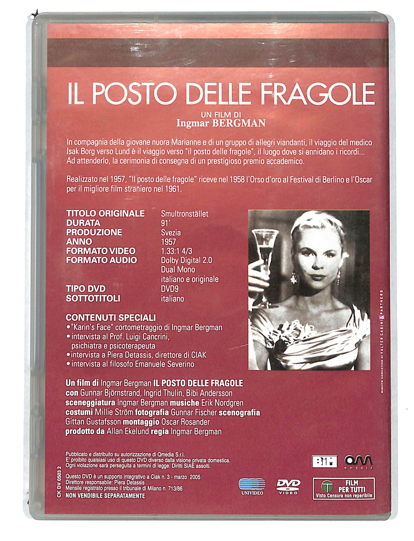 EBOND Il Posto delle Fragole EDITORIALE DVD DB814745