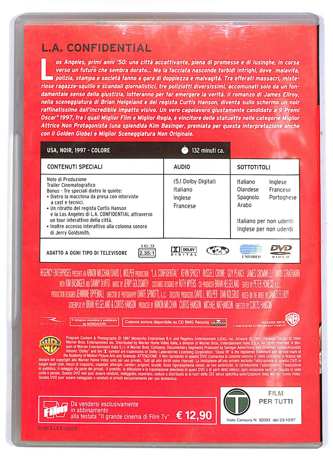 EBOND L.a. Confidential Editoriale DVD DB815343