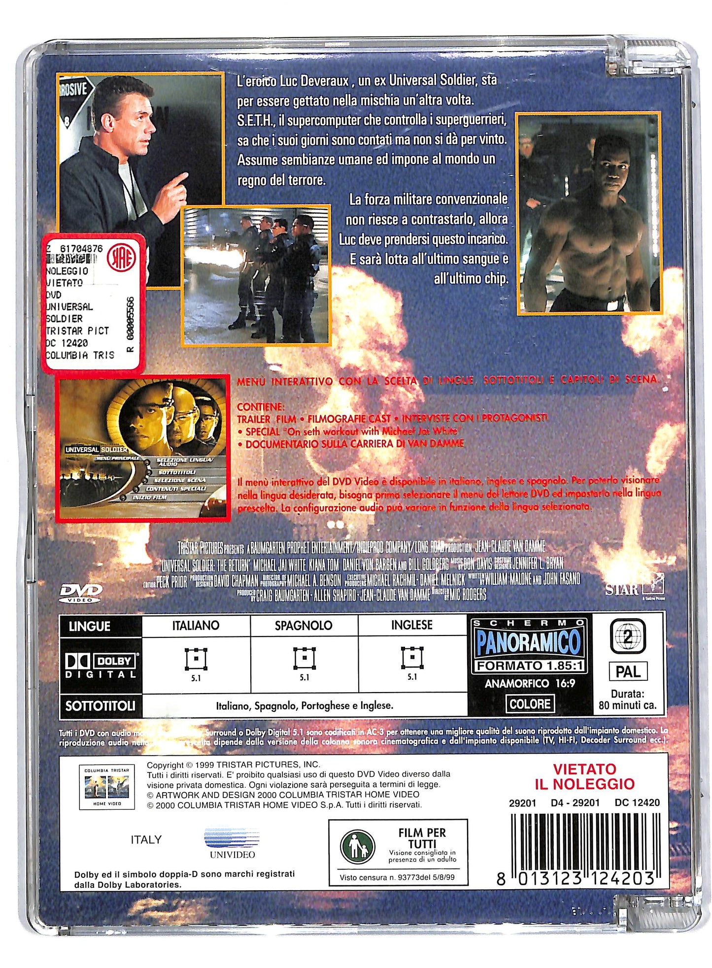 EBOND Universal Soldier - The Return SJB DVD DB815423