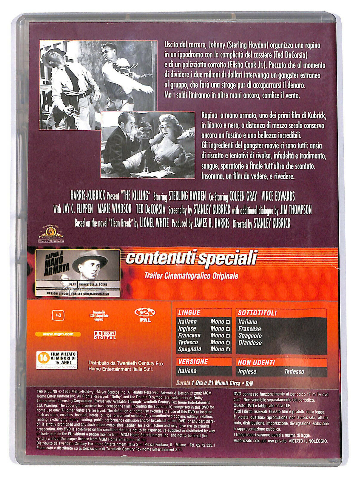 EBOND Rapina a Mano Armata Editoriale DVD DB815466