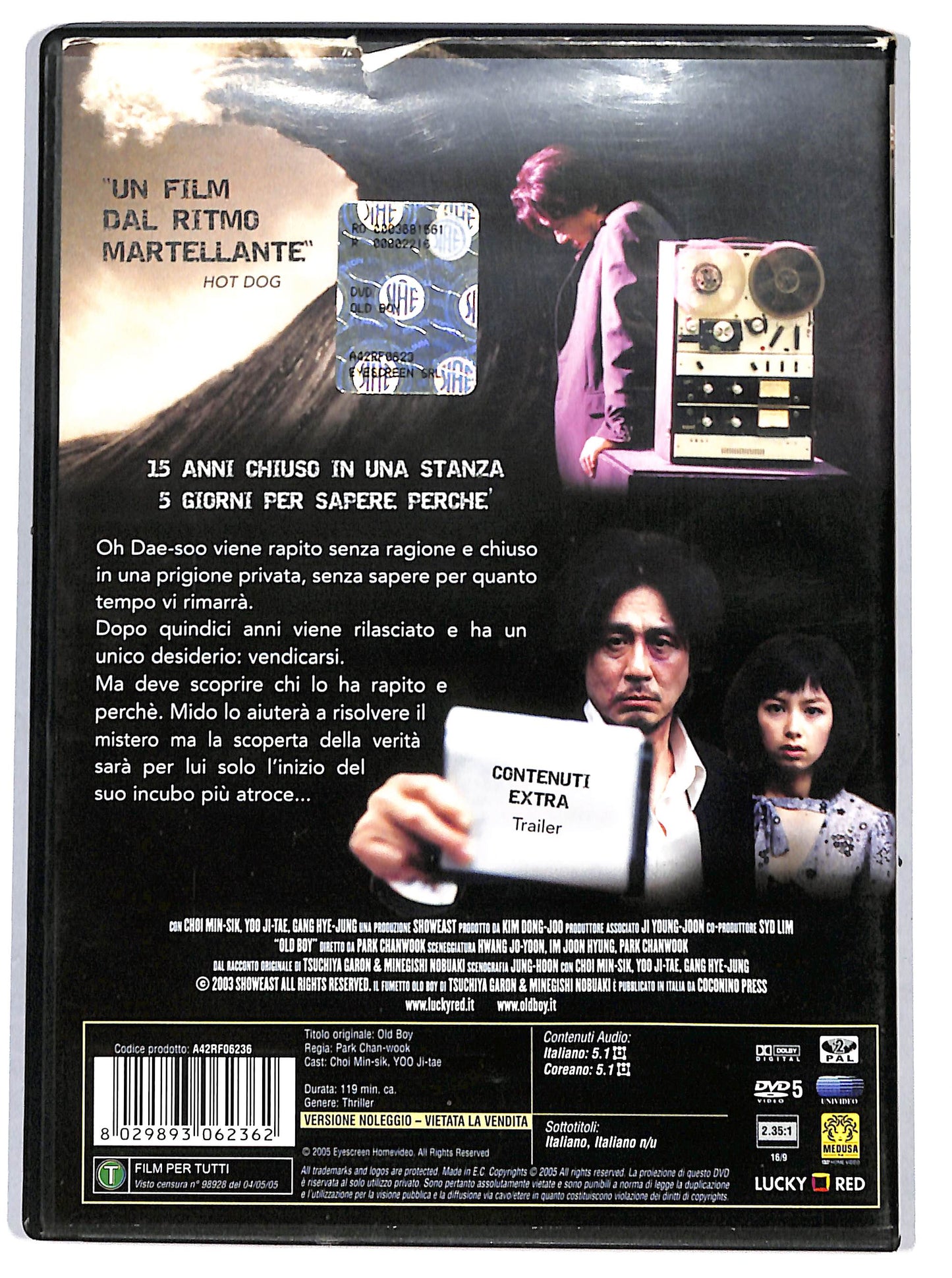 EBOND old boy NOLEGGIO DVD DB979414