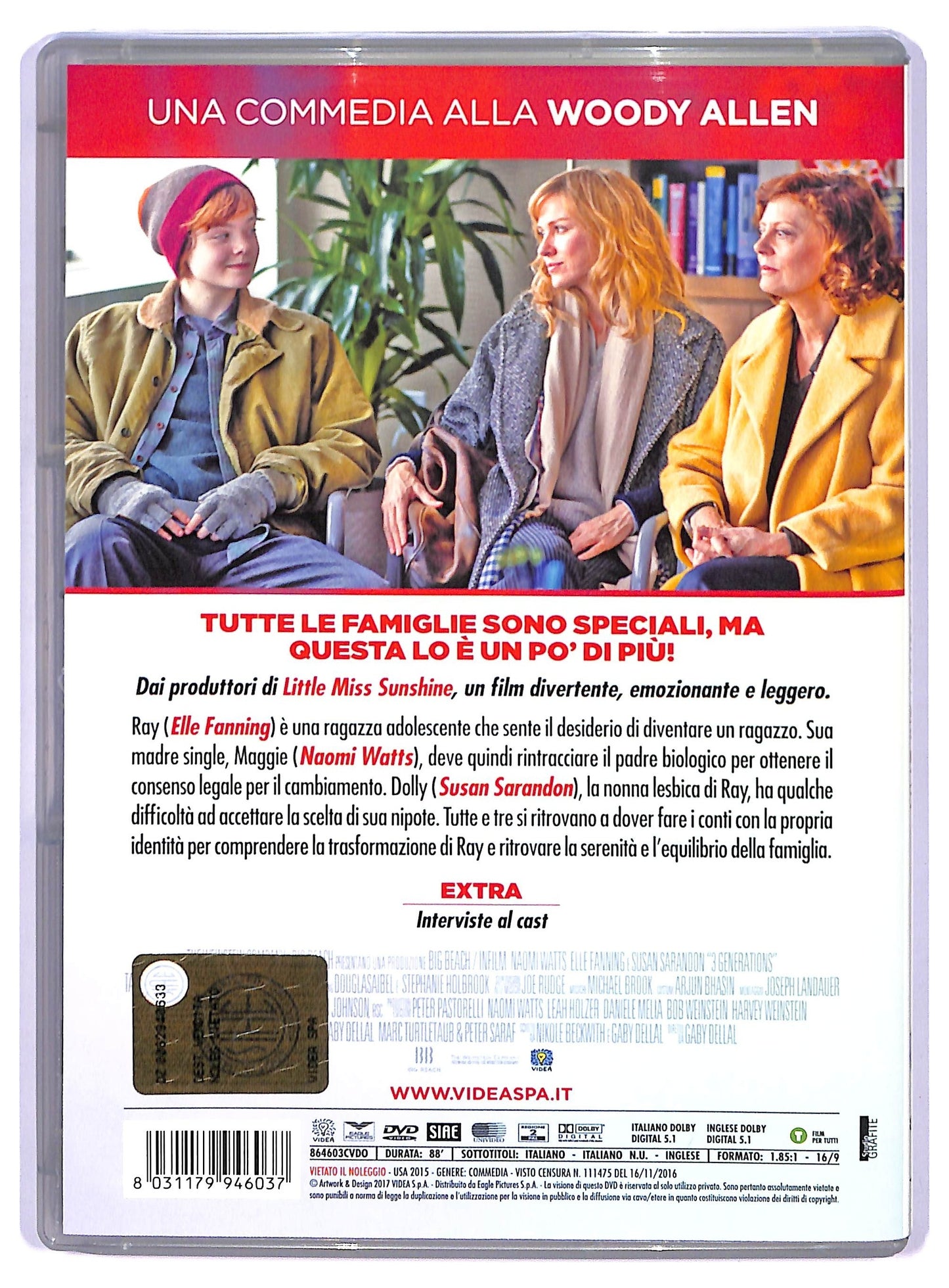 EBOND 3 Generations - Una famiglia quasi perfetta Noleggio DVD DB979454