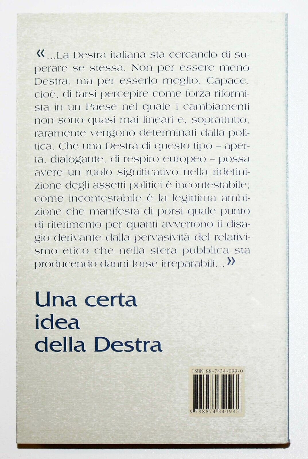 EBOND Lotto 60 Libri - Un Certa Idea Di Destra - Gennaro Malgieri Libro LI003012
