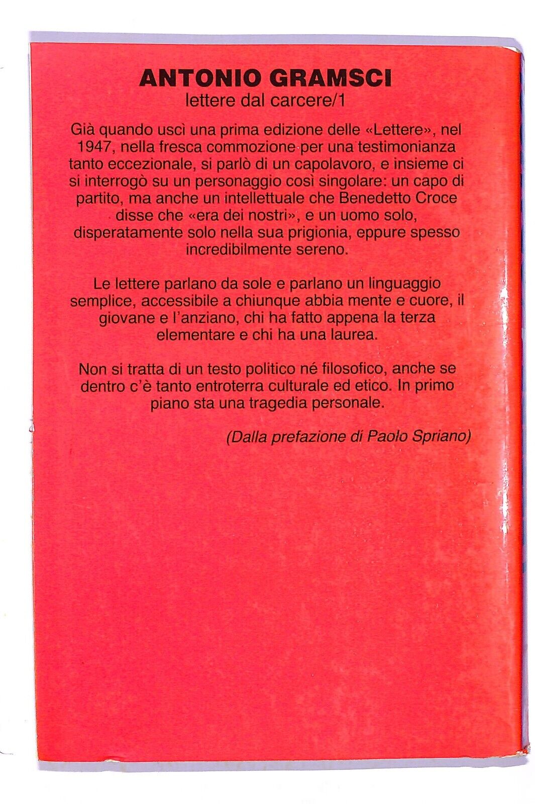 EBOND Gramsci Lettere Dal Carcere Vol.1 Libro LI003360