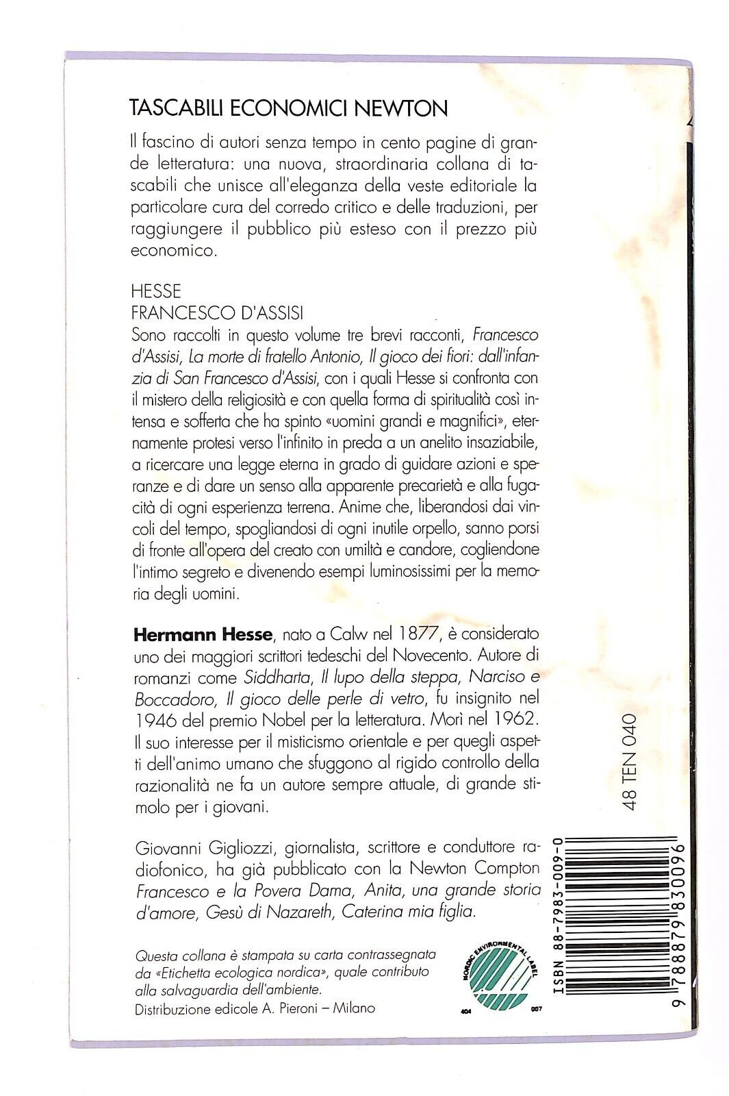 EBOND Hesse Francesco D'assisi Libro LI003412