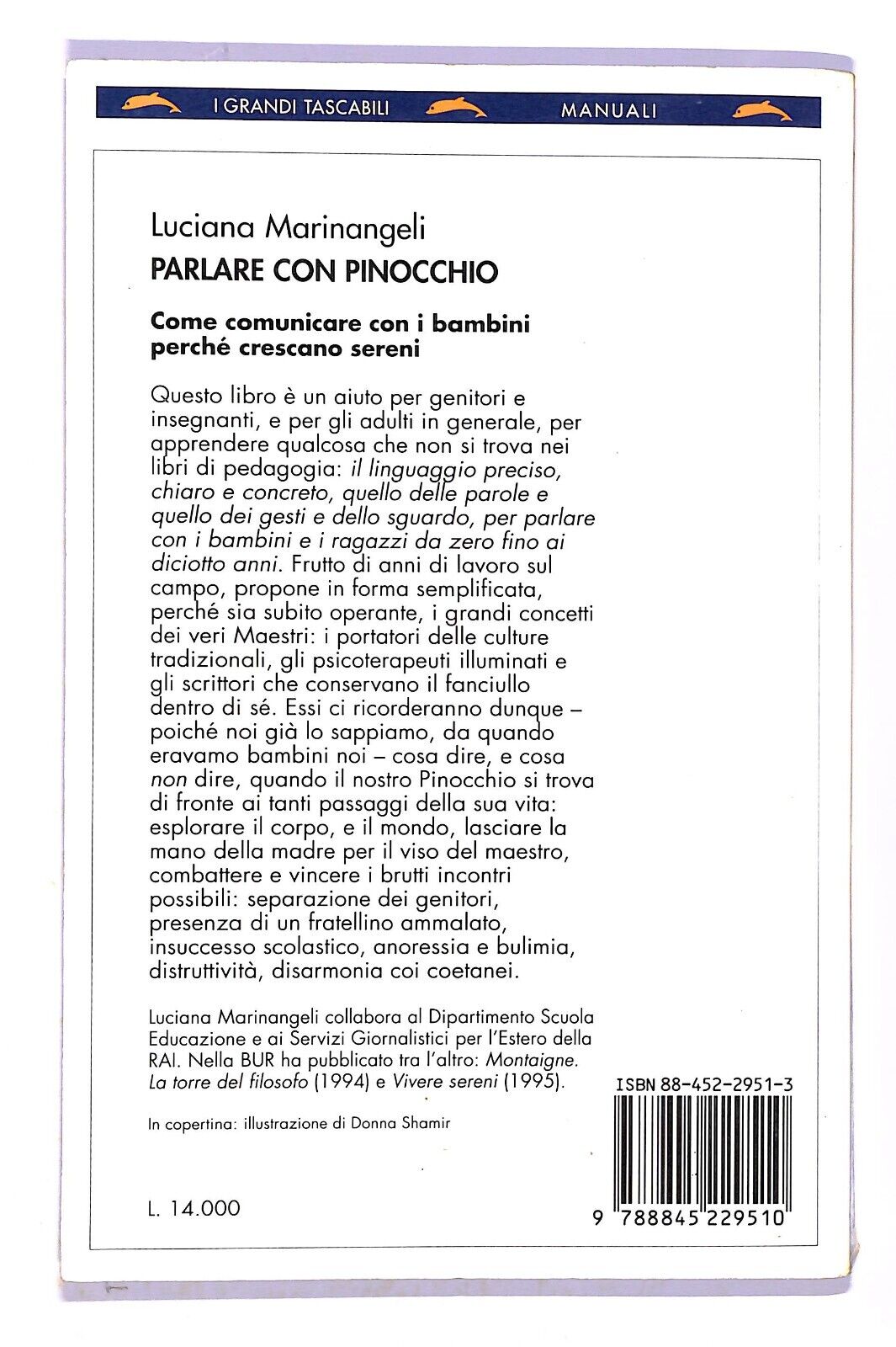 EBOND Parlare Con Pinocchio Libro LI003450