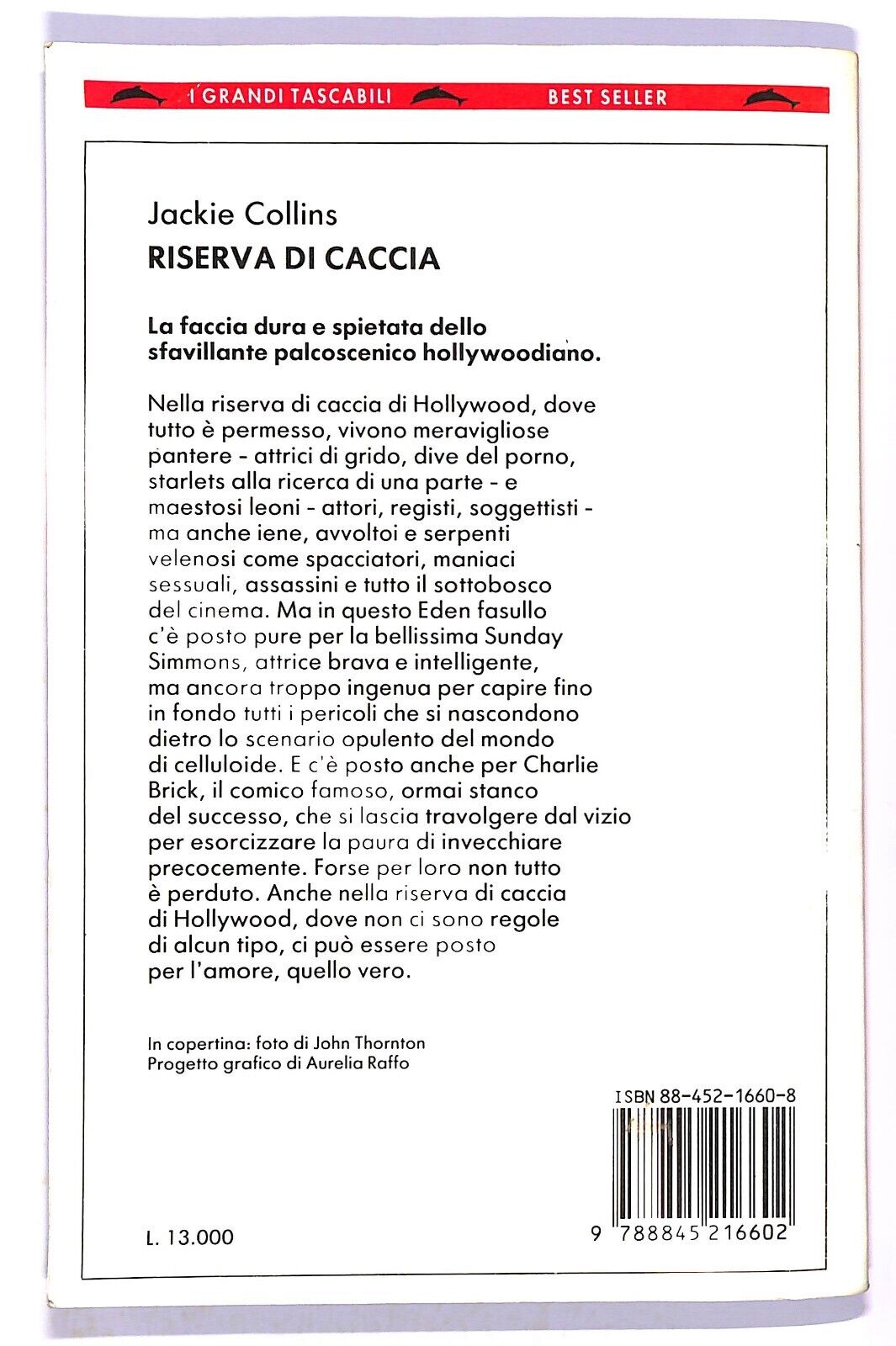 EBOND Riserva Di Caccia di Jackie Collins Libro LI003457