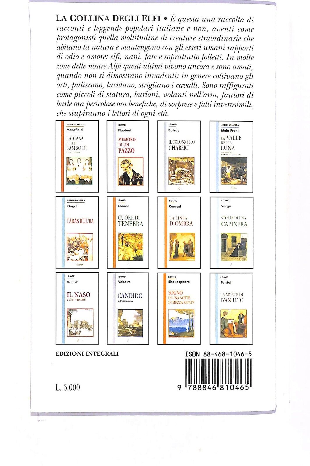 EBOND La Collina Degli Elfi Libro LI003470