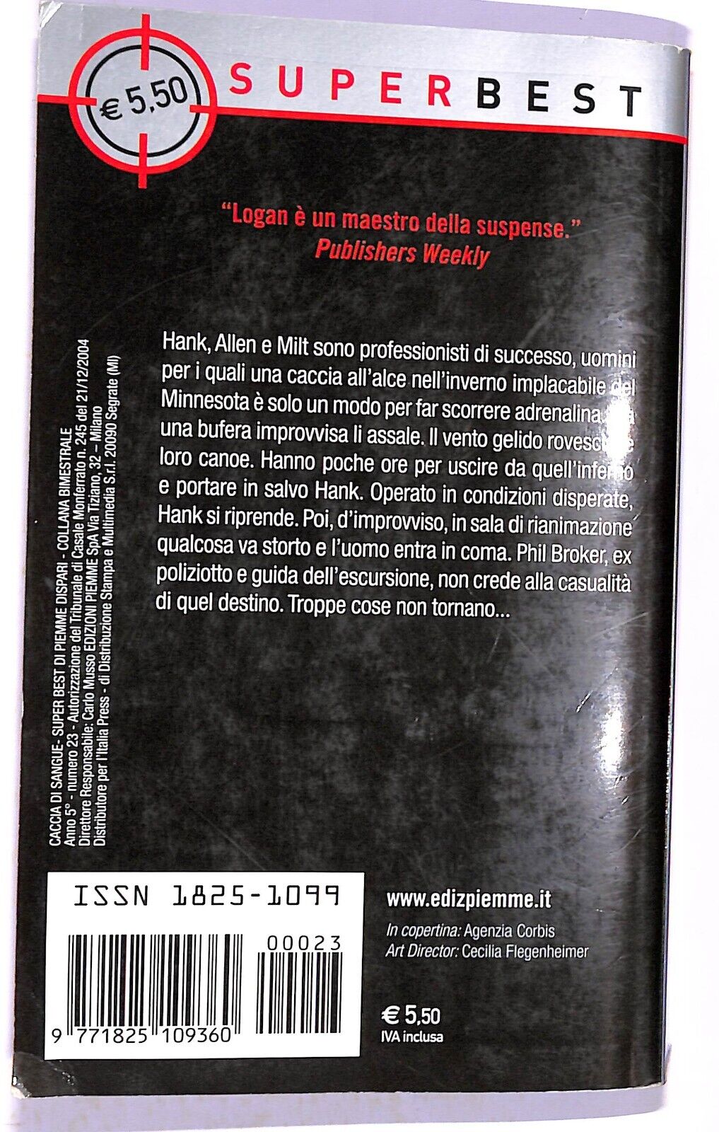 EBOND Caccia Di Sangue Absolute Zero Libro LI003517