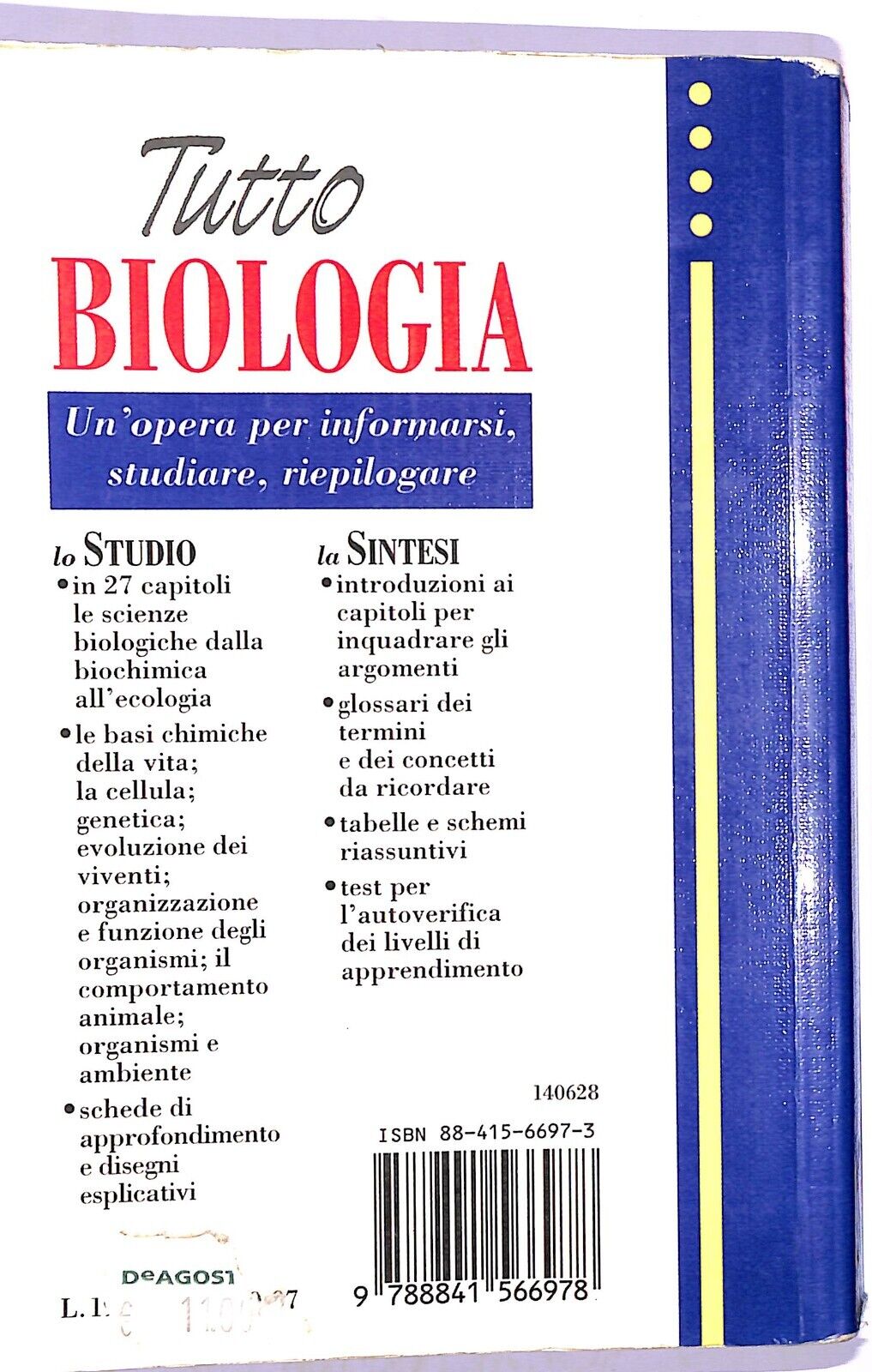 EBOND Tutto Biologia Libro LI003519