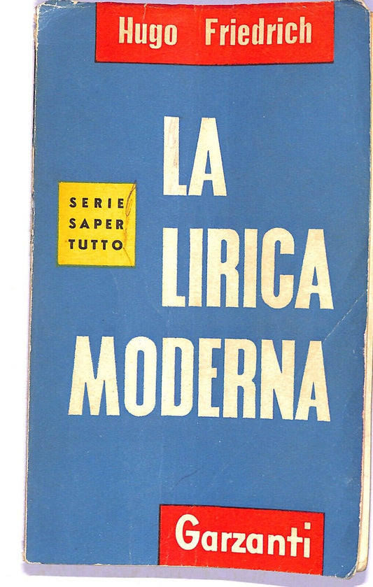 EBOND La Lirica Moderna Libro LI003553