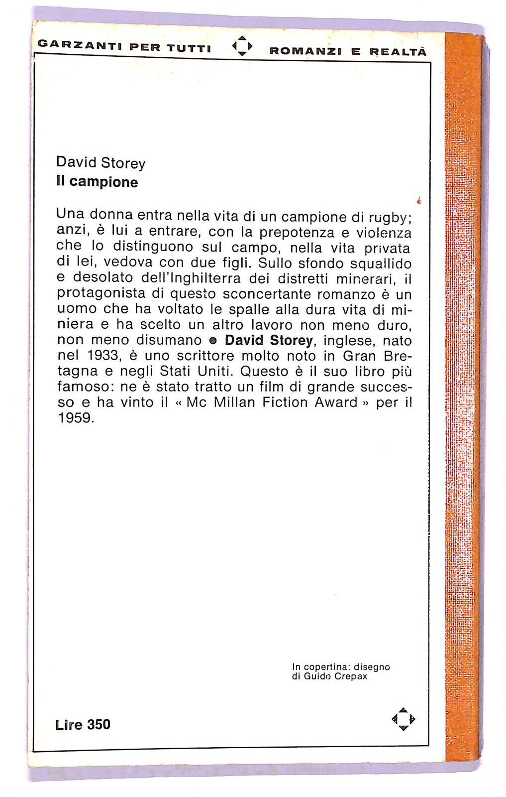 EBOND Il Campione David Storey Libro LI003557