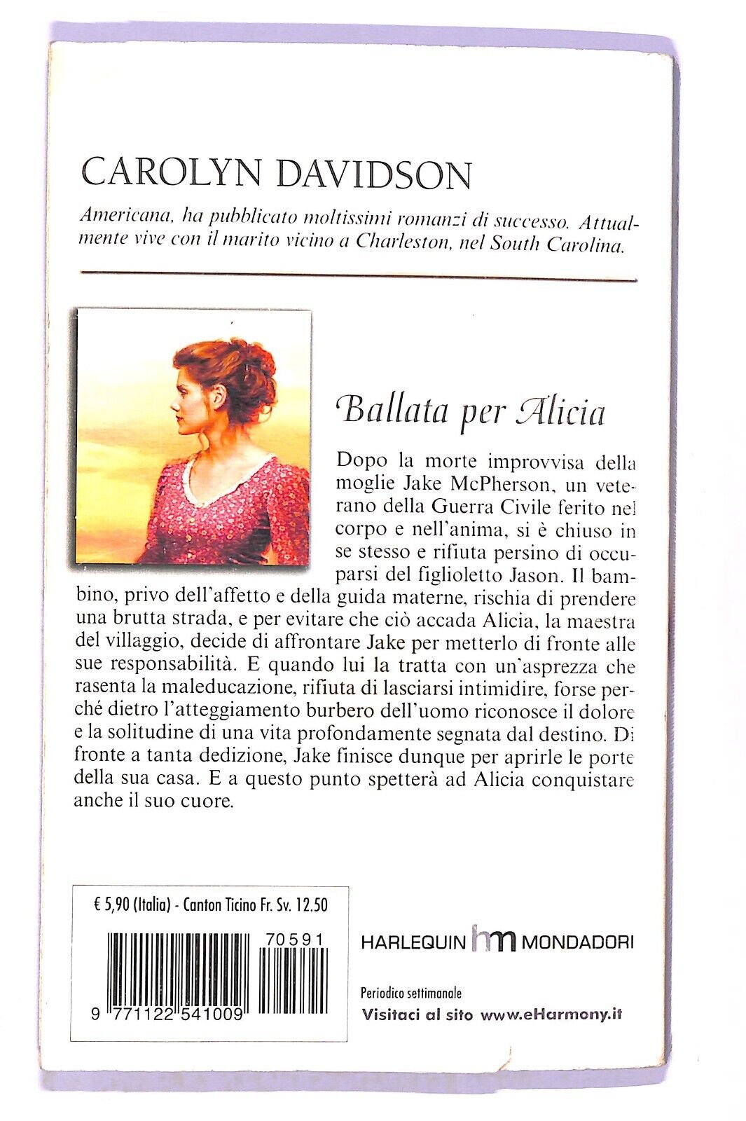 EBOND Carolyn Davidson Ballata Per Alicia Libro LI003658