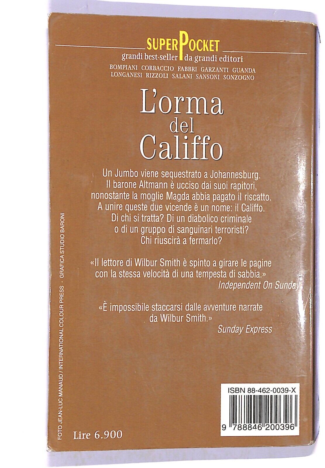 EBOND L' Orma Del Califfo Libro LI003718