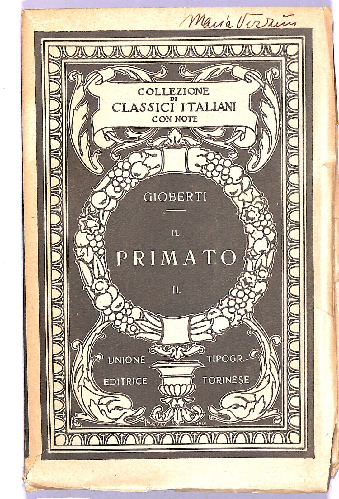 EBOND Collezione Di Classici Italiani Gioberti Il Primato Vol.ii Libro LI003870