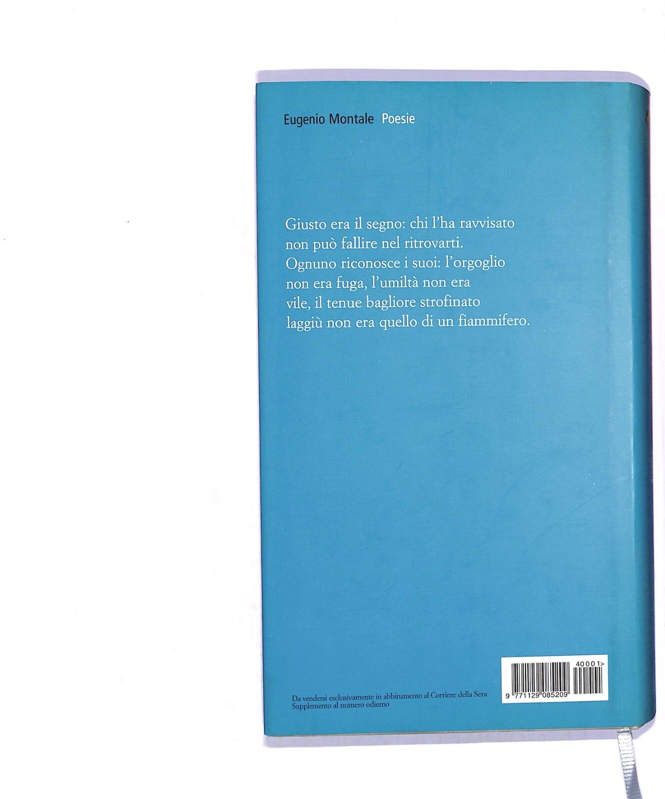 EBOND Eugenio Montale Poesie Libro LI004557