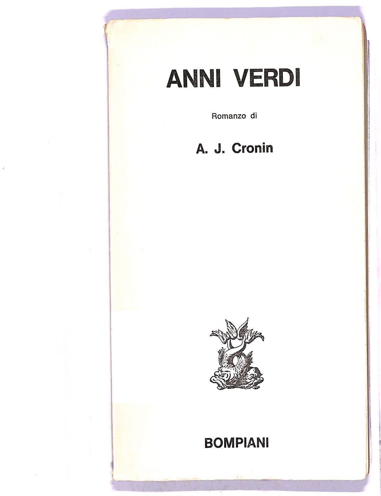 EBOND Anni Verdi Di A.j. Cronin Libro LI004815