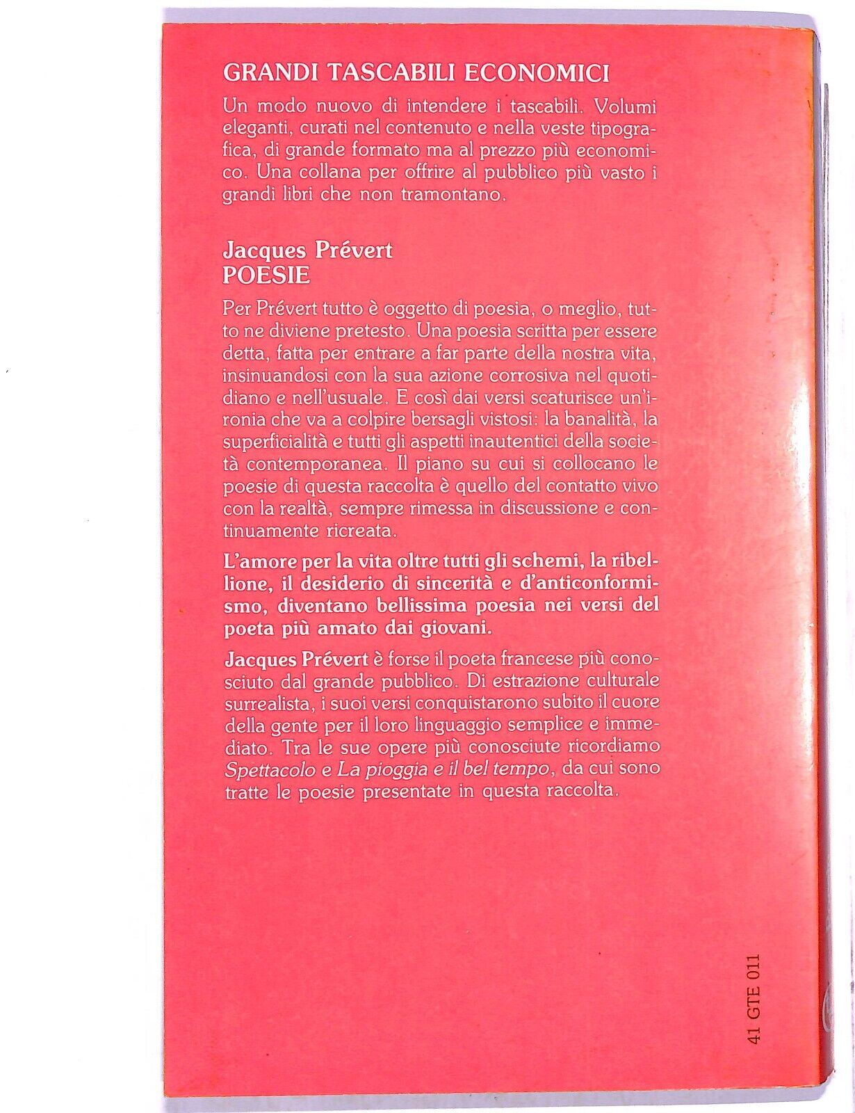 EBOND Prevert Poesie Libro LI004851
