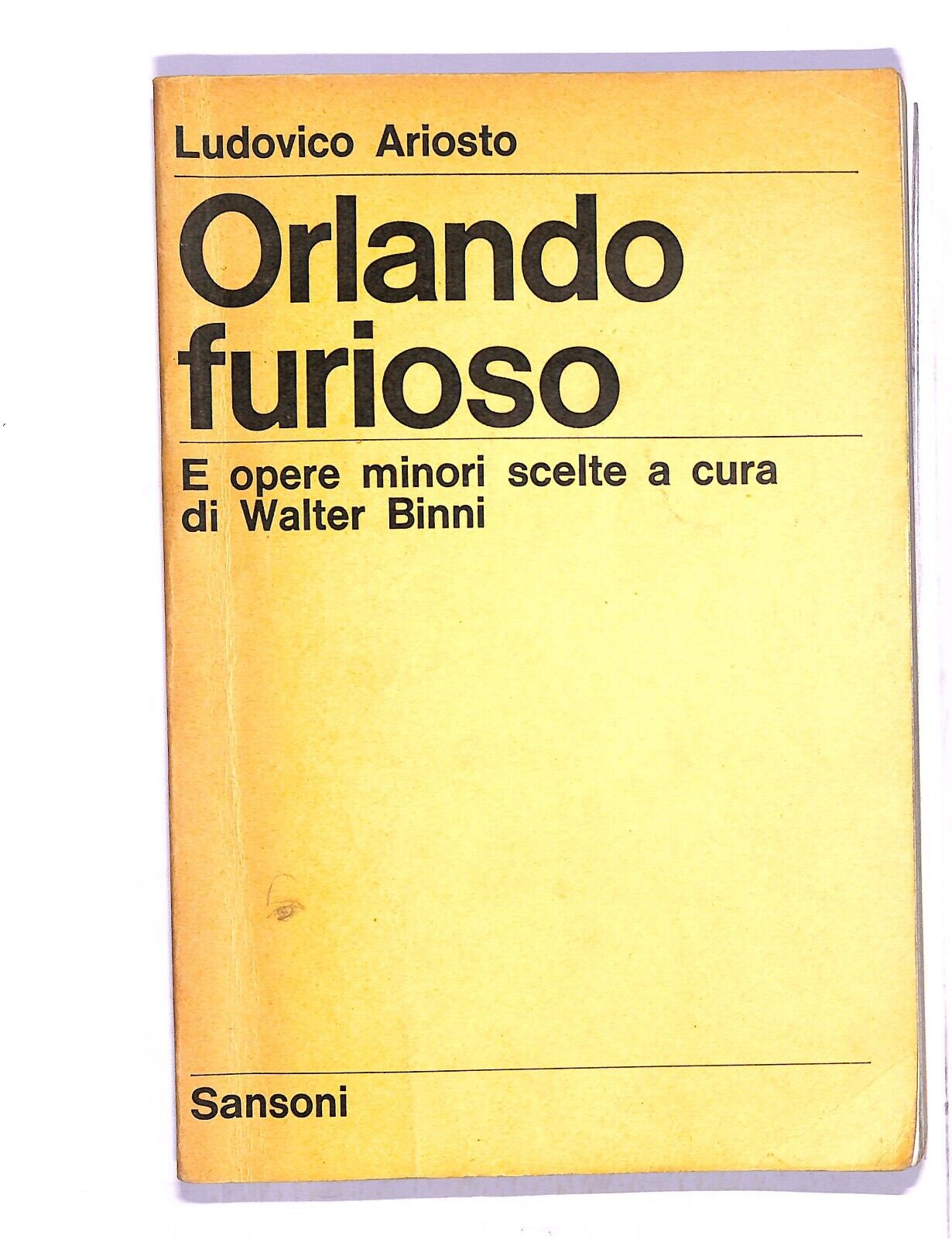 EBOND Ludovico Ariosto Orlando Furioso Libro LI004907