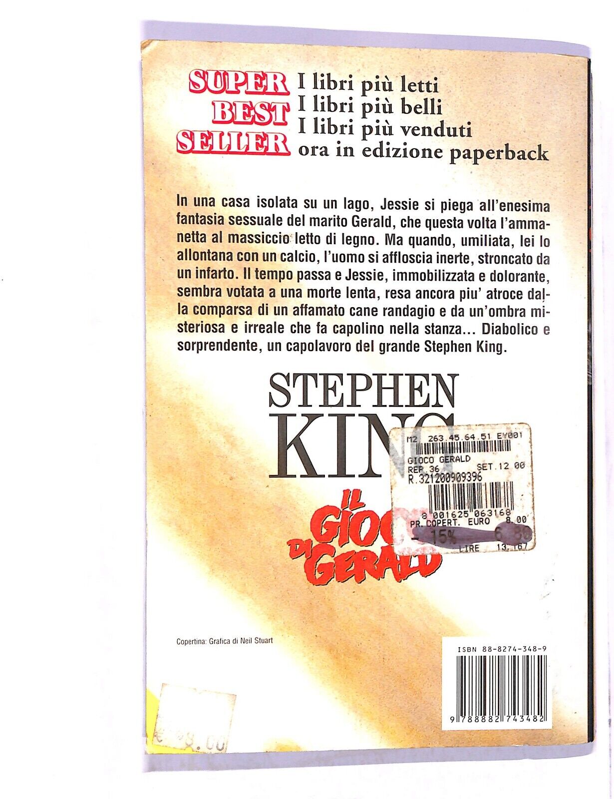 EBOND Il Gioco Di Gerald Stephen King Libro LI004967