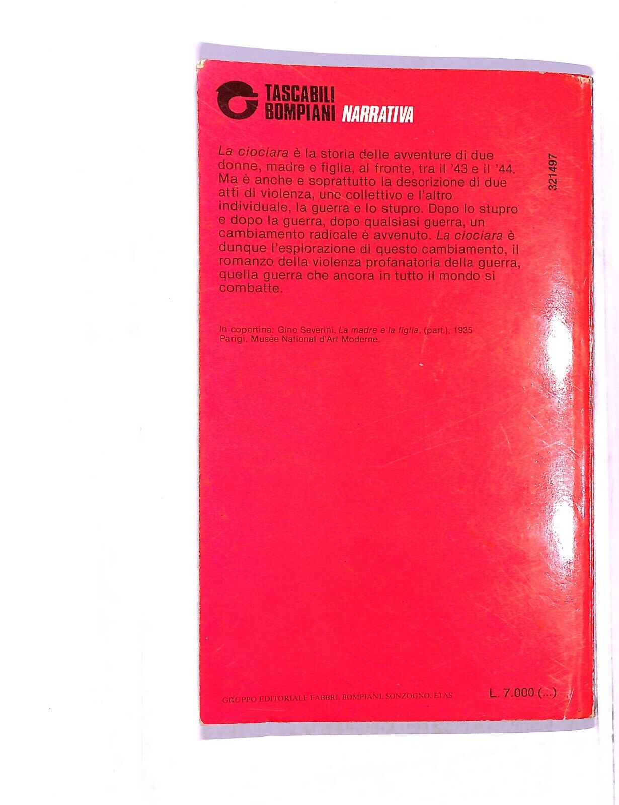 EBOND Alberto Moravia La Ciociara Libro LI005071