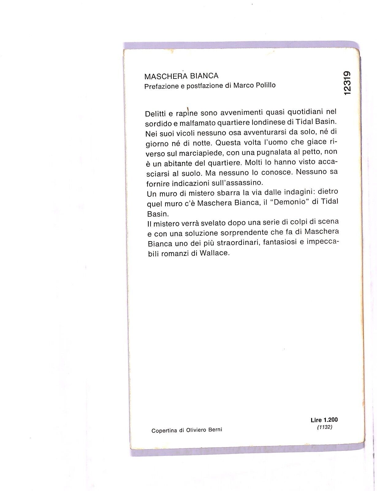 EBOND Edgar Wallace Machera Bianca Libro LI005100