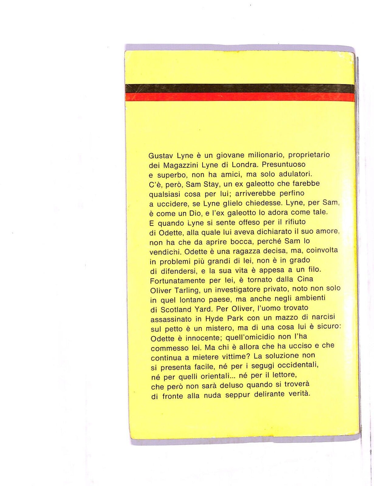 EBOND I Classici Del Giallo Il Mistero Del Narciso Libro LI005104
