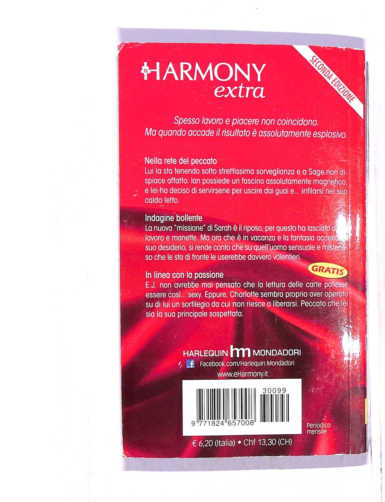 EBOND Harmony Extra Programmata Per Sedurre Libro LI005120