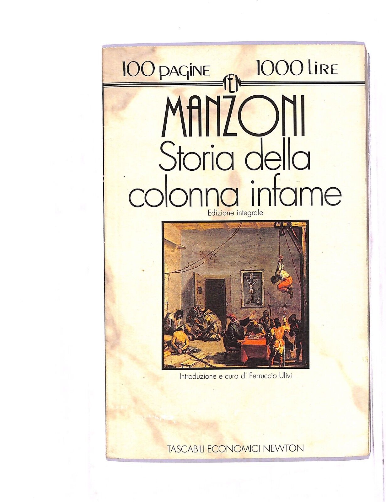 EBOND Manzoni Storia Della Colonna Infame Libro LI005155