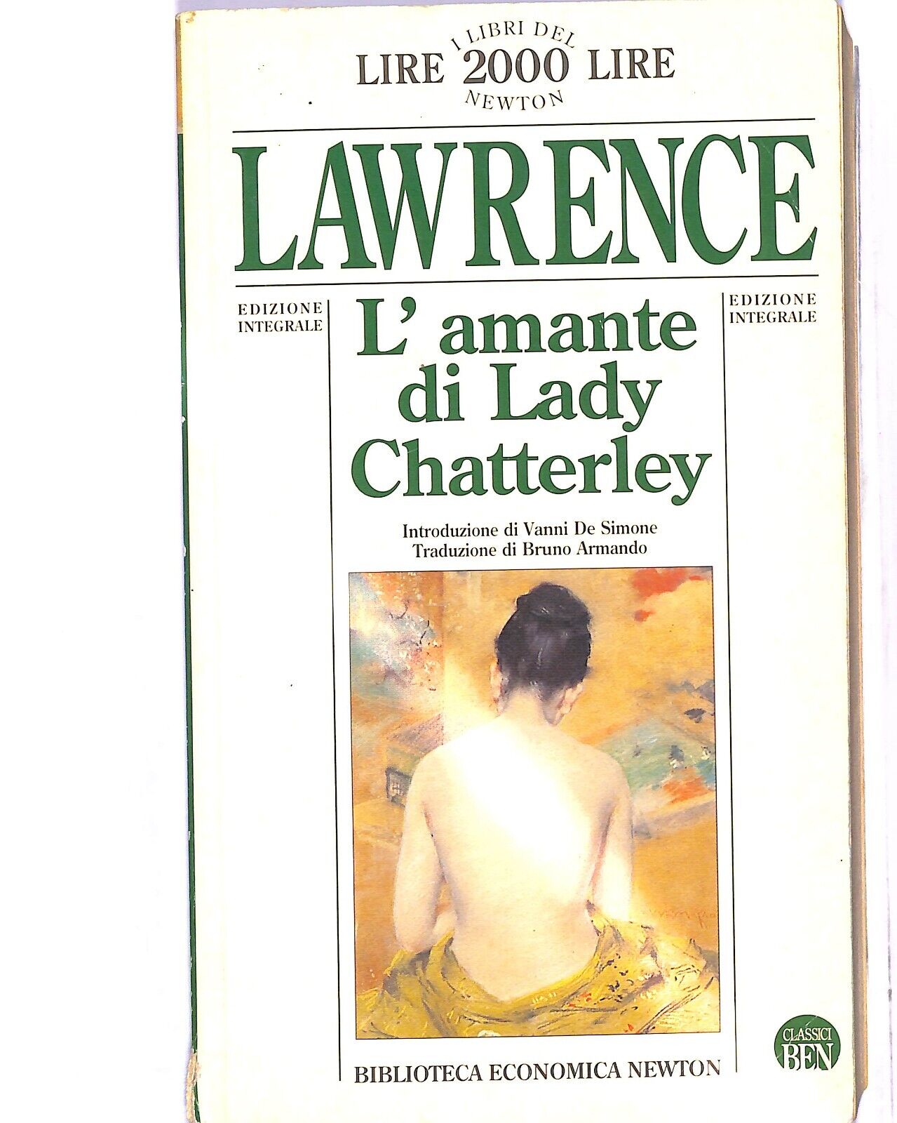 EBOND L'amante Di Lady Chatterley D. H. Lawrence Libro LI005203