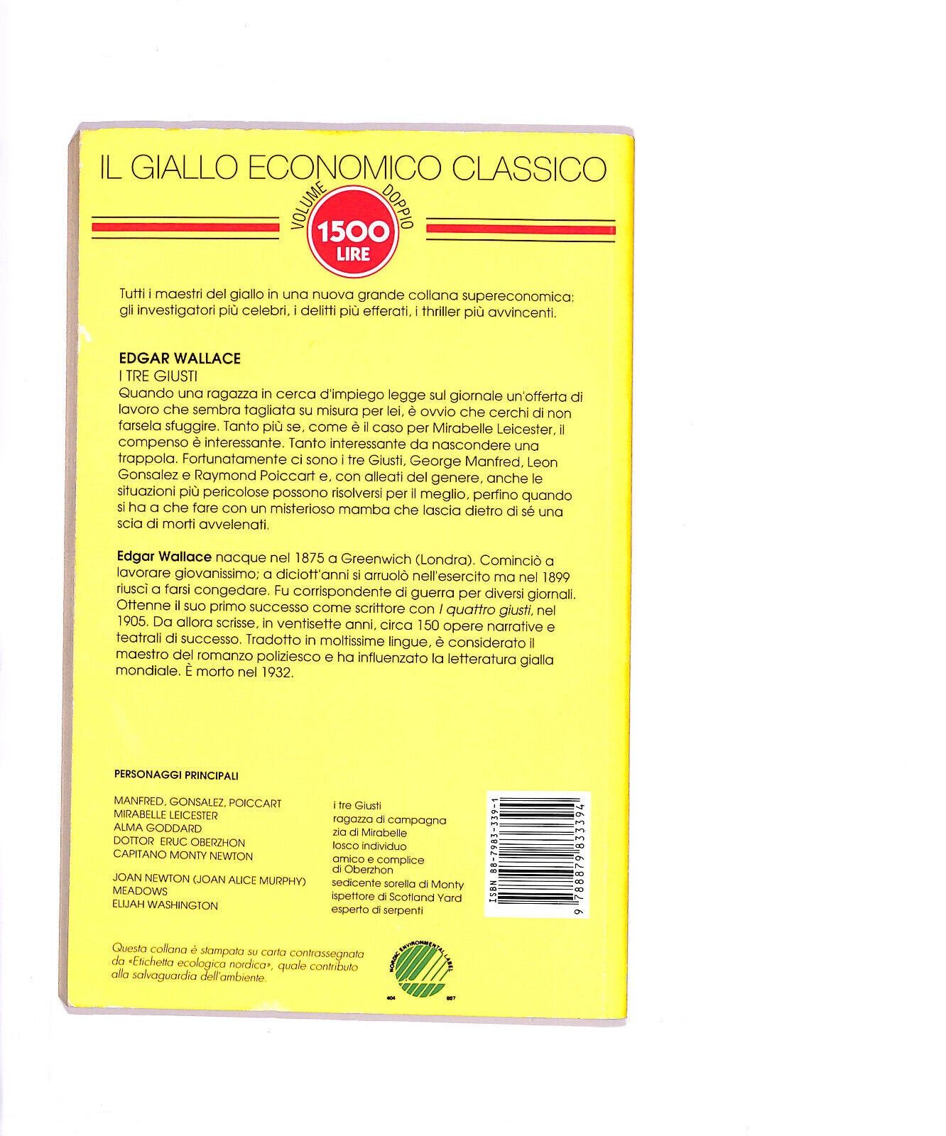 EBOND I Tre Giusti Libro LI005300